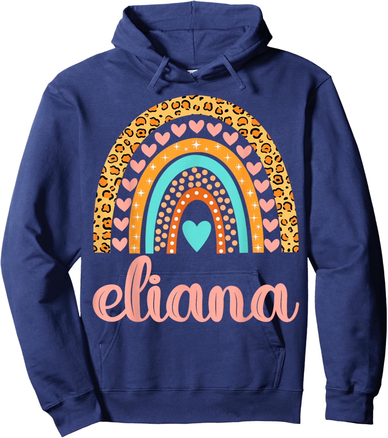 Eliana Eliana Name Birthday Shirt Gift Hoodie - Hoodie | Navy