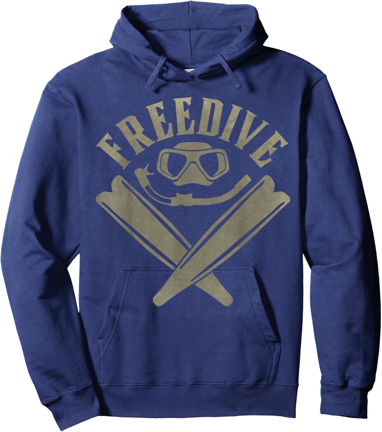 Freedive - Mask, Snorkel, and Fins Hoodie - Hoodie | Navy