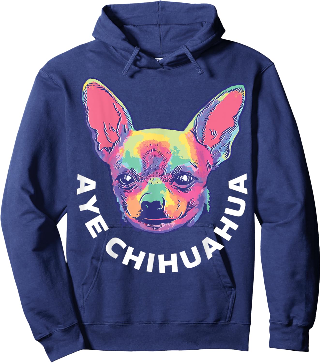 Aye Chihuahua Hoodie - Hoodie | Navy