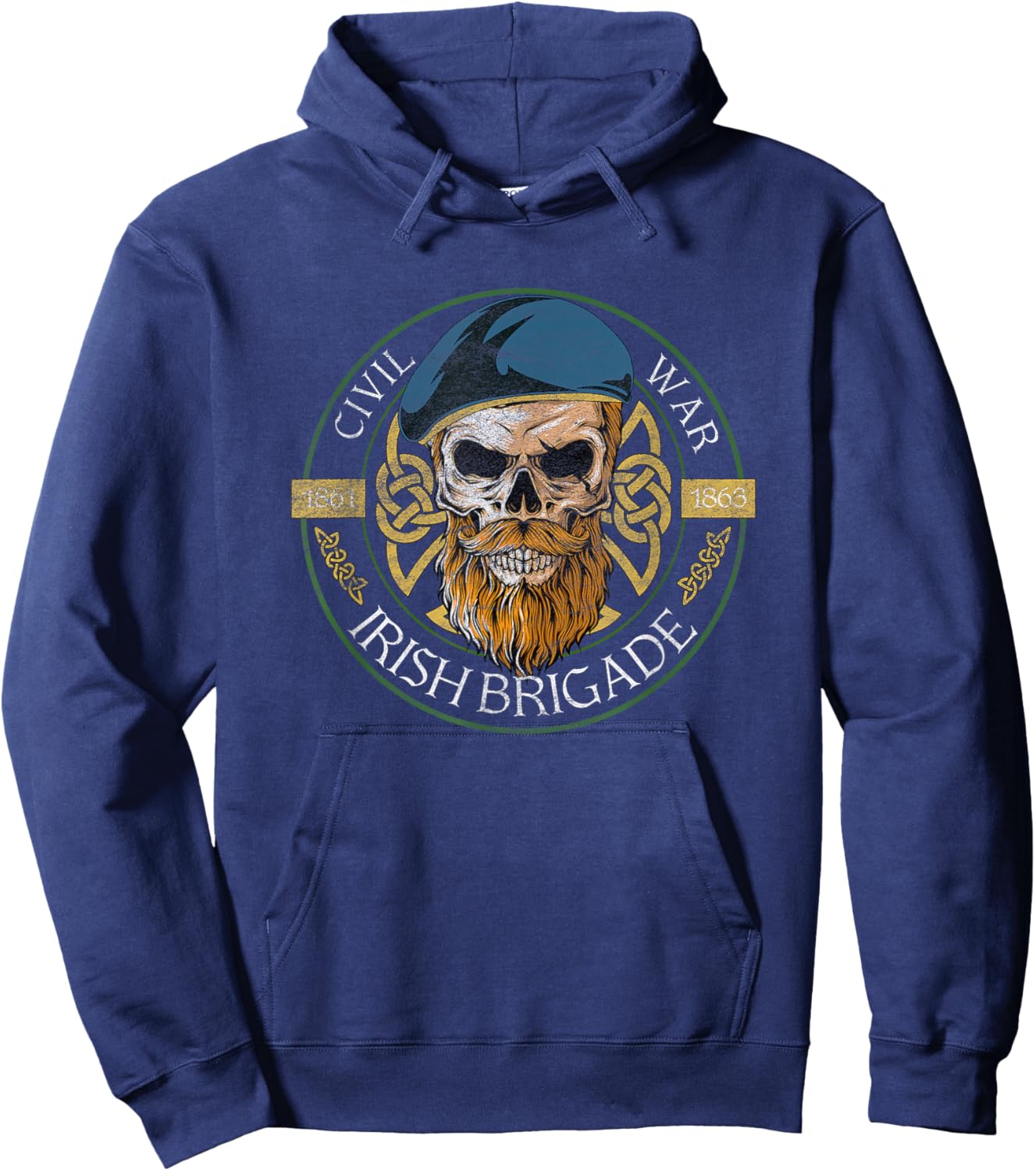 Irish Brigade Civil War Hoodie - Hoodie | Navy