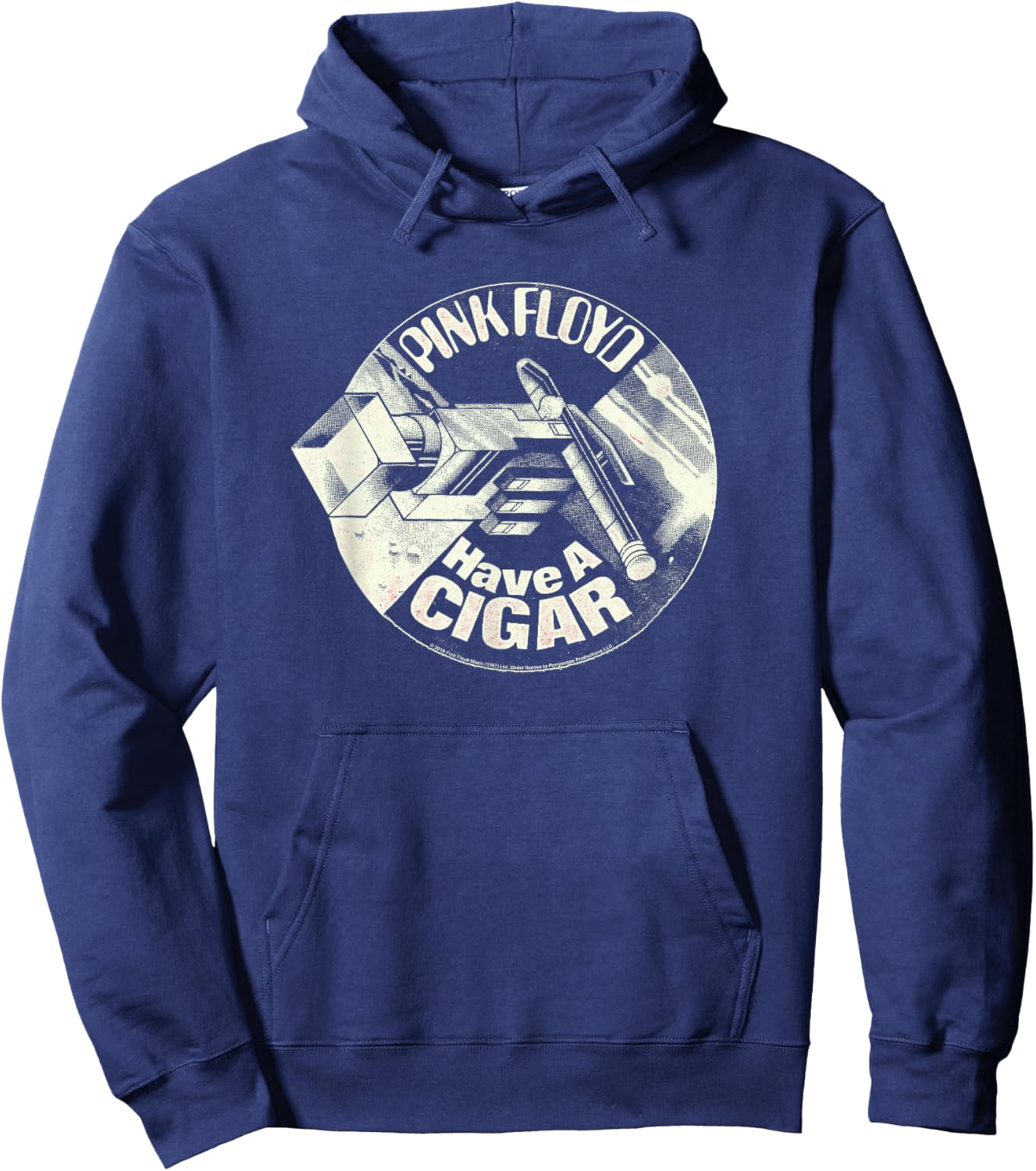 Pink Floyd Just a Cigar Hoodie - Hoodie | Navy
