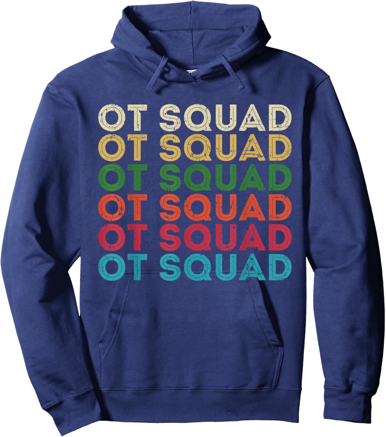 Occupational Therapy Squad OT Squad Therapist Retro Vintage Hoodie - Hoodie | Navy
