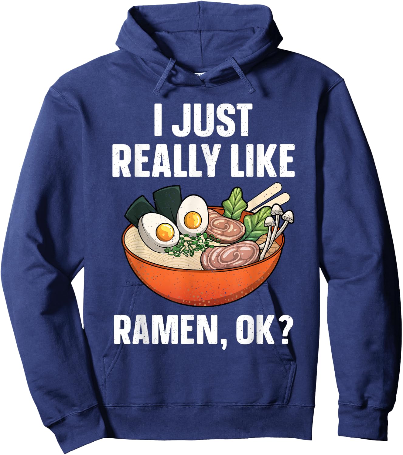 Funny Ramen Noodles Art Women Noodle Ramen Lovers Hoodie - Hoodie | Navy