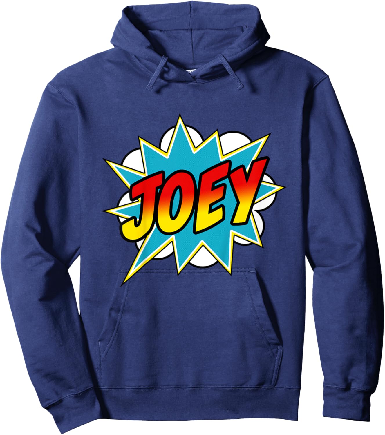Kids Boys Joey Comic Book Superhero Name Hoodie - Hoodie | Navy