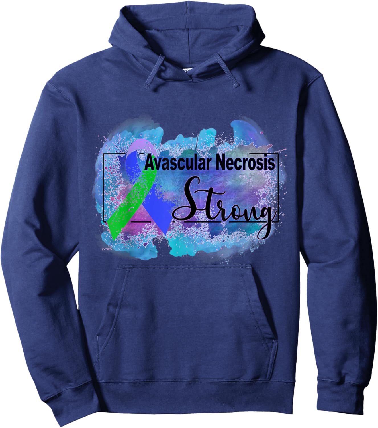 Avascular Necrosis Awareness Hoodie - Hoodie | Navy