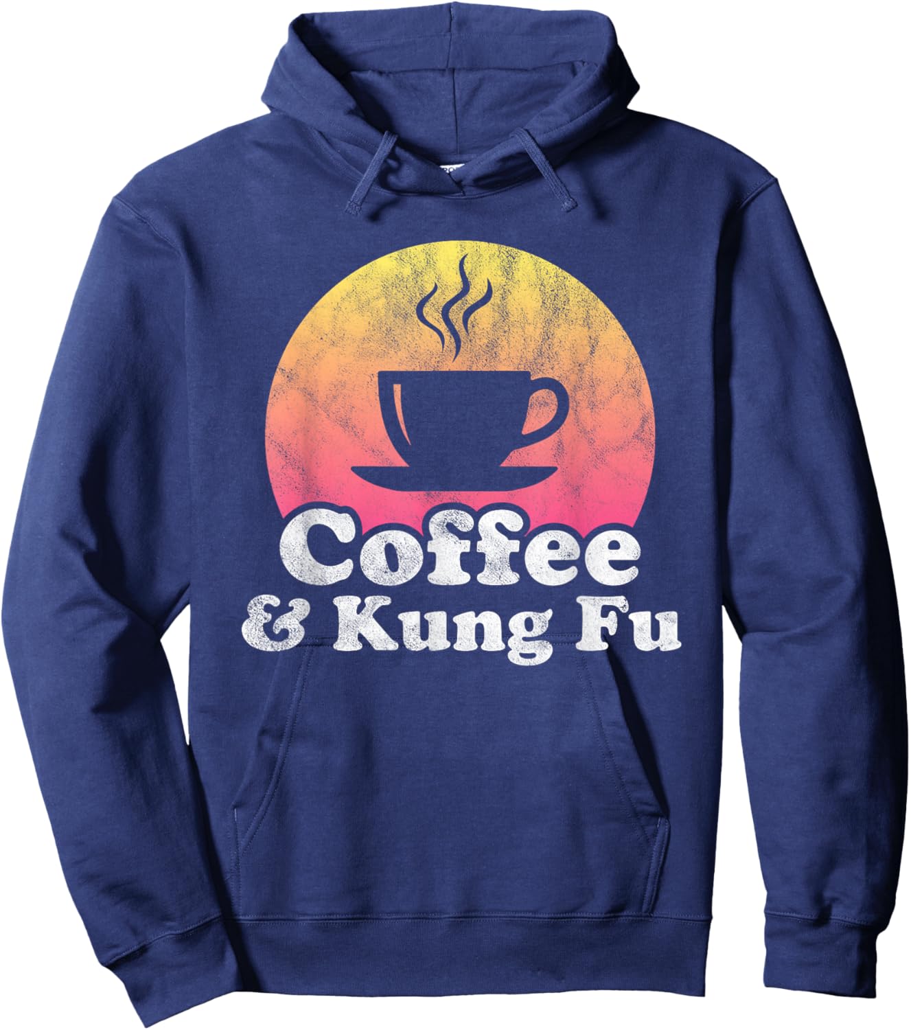 Coffee and Kung Fu Hoodie - Hoodie | Navy