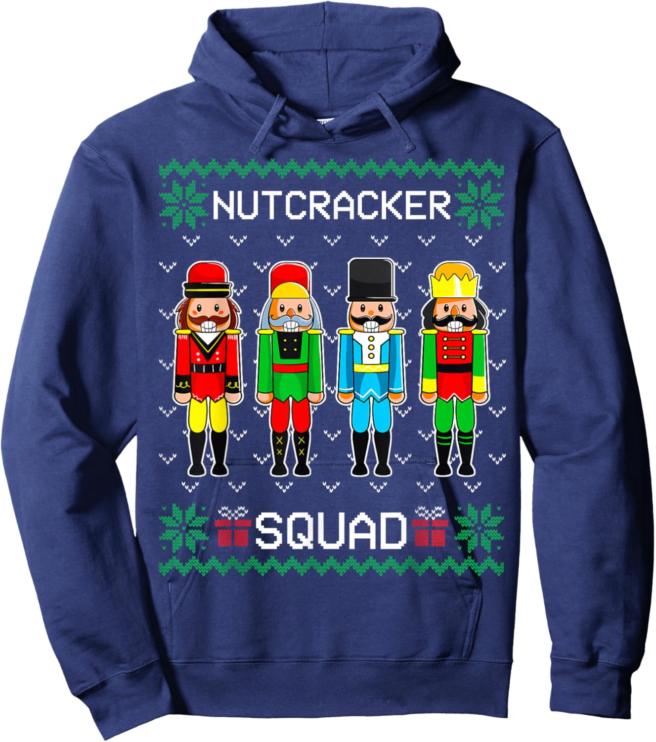 Nutcracker Squad Ballet Dance Christmas Matching Family Hoodie - Hoodie | Navy