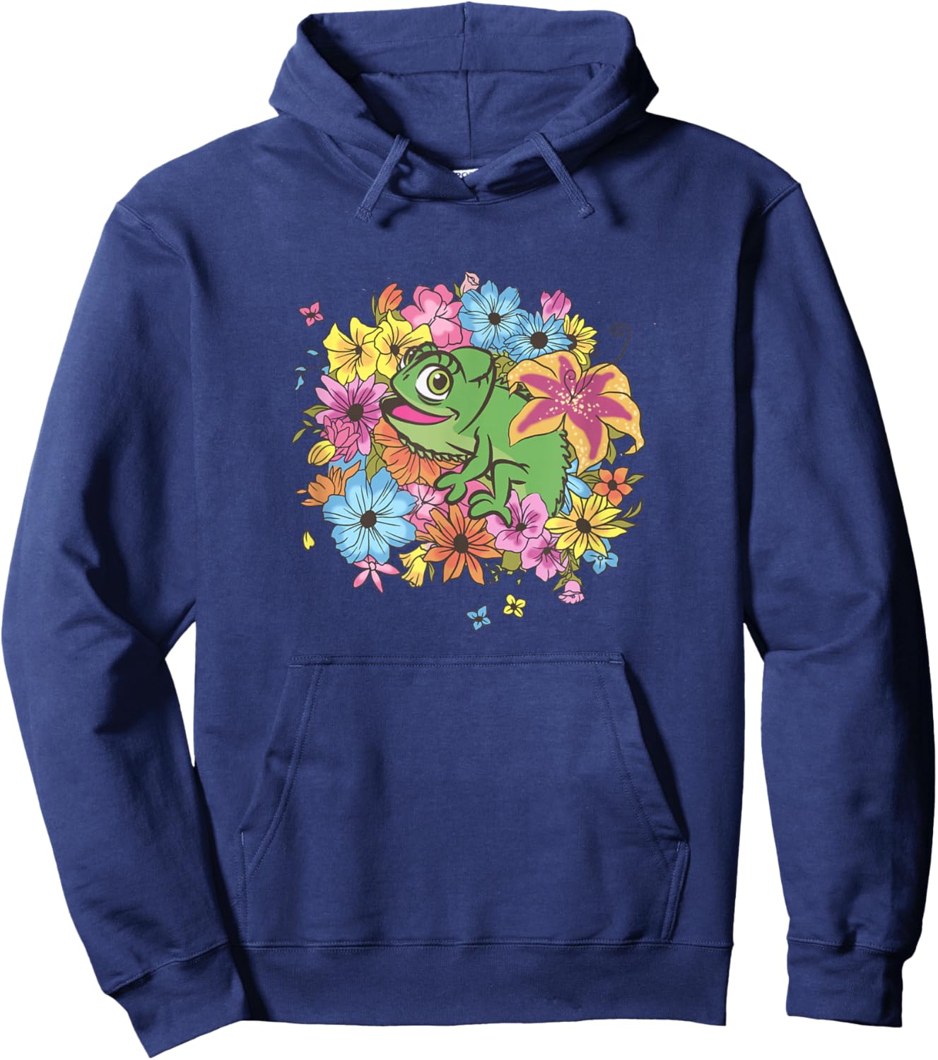 Disney Tangled Floral Pascal Small Hoodie - Hoodie | Navy