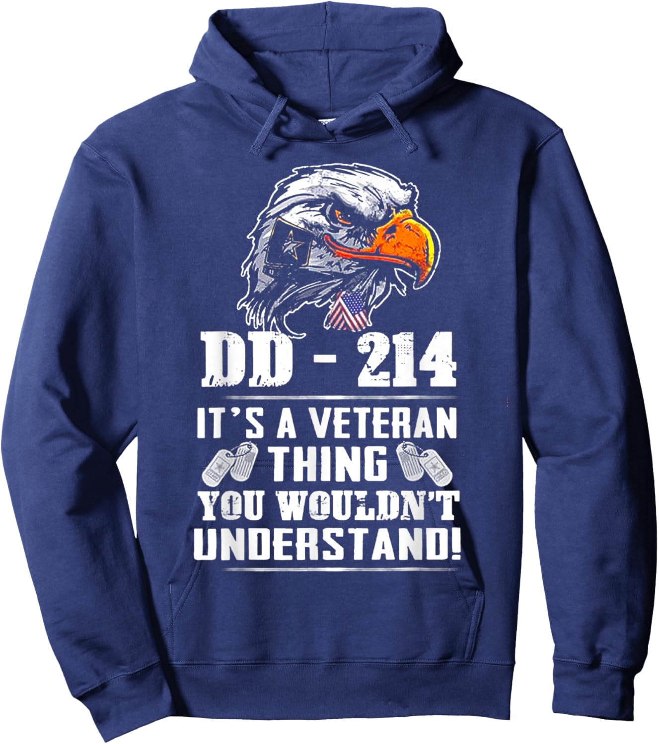 DD-214 It's A Veteran Thing You Wouldn't Understand Hoodie - Hoodie | Navy
