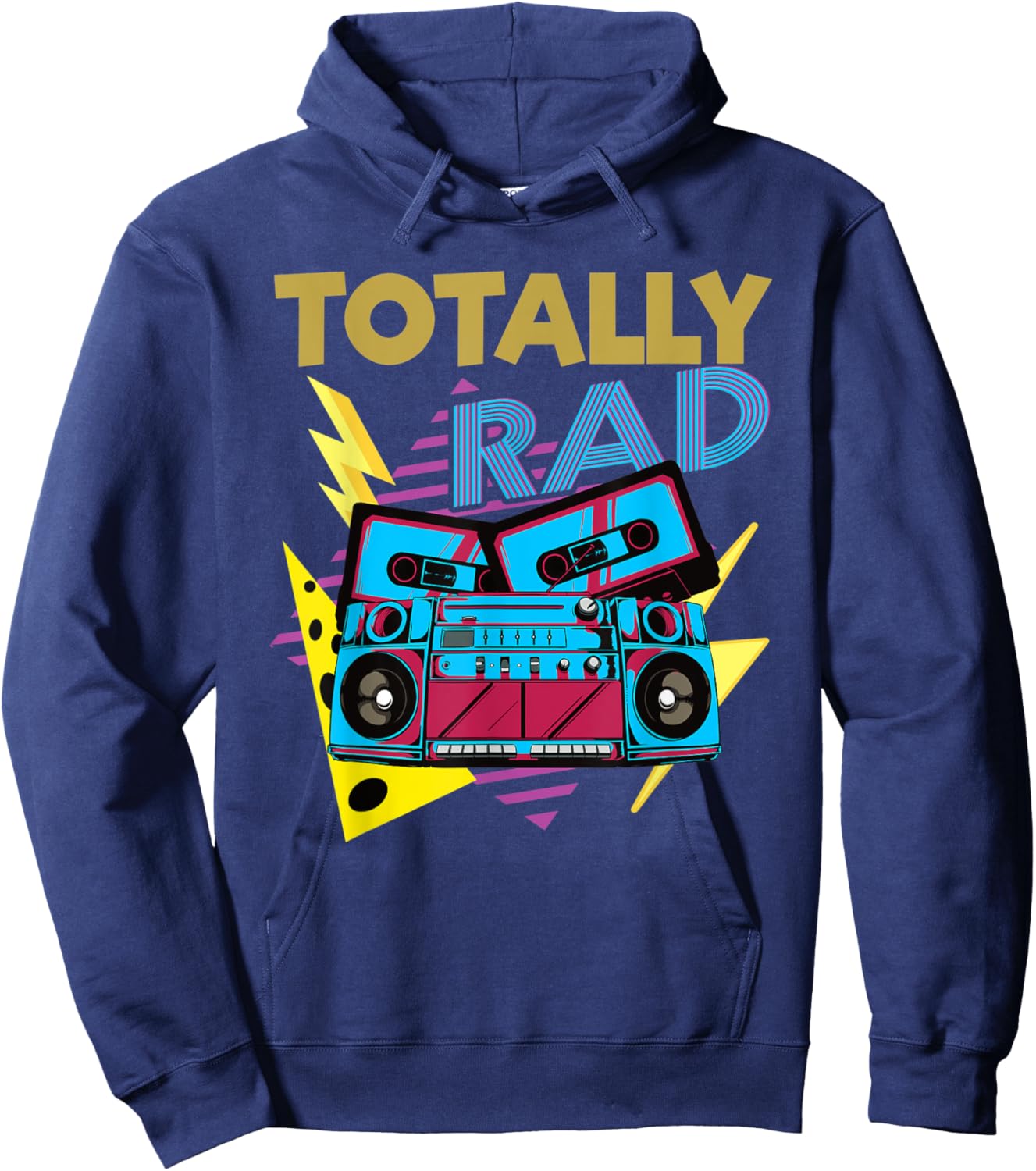 This Is My 80s Costume 80s Party Totally Rad Hoodie - Hoodie | Navy
