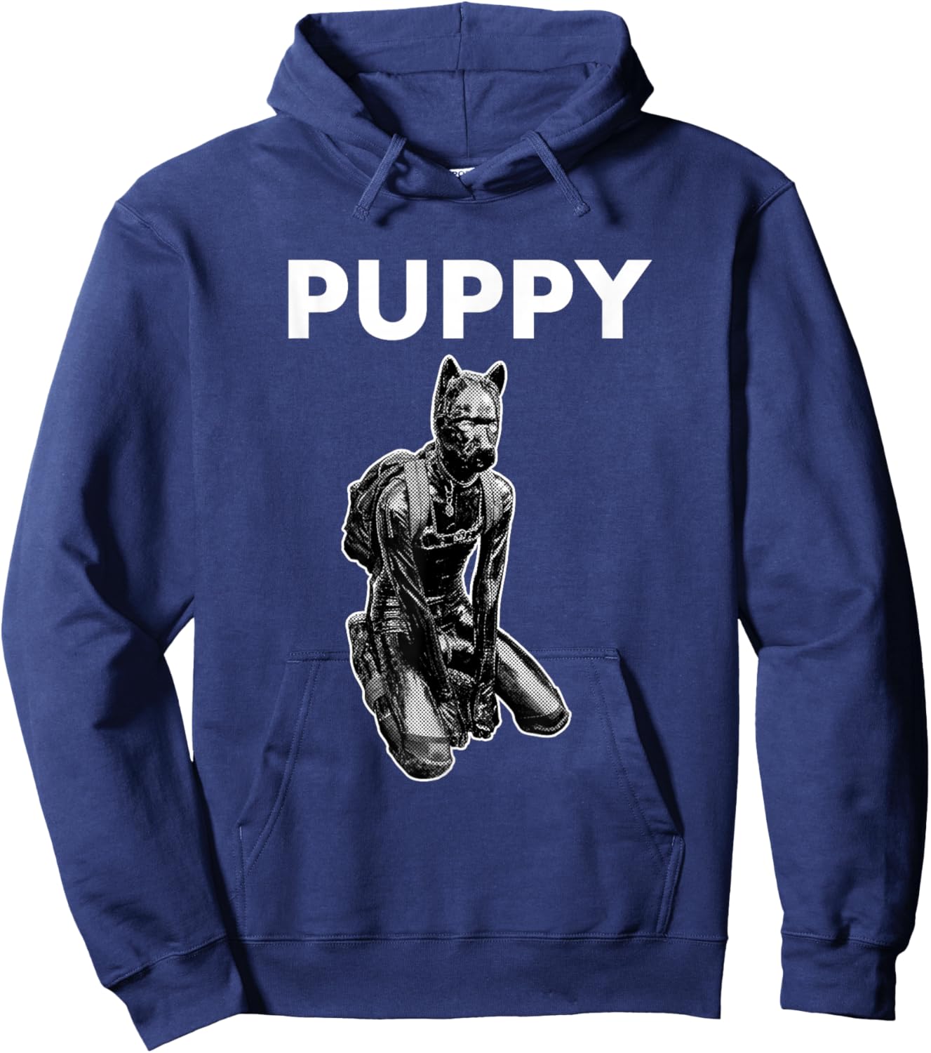 Doggy Petplay Human Puppy Play Design for an Human Pup Hoodie - Hoodie | Navy