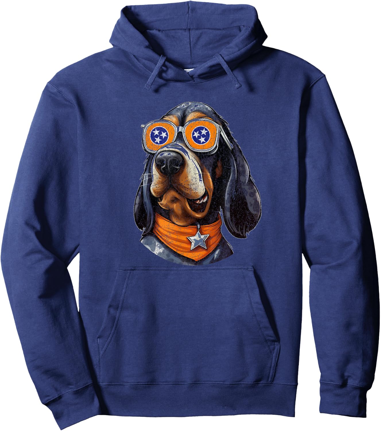 Tennessee Dog Sport Lovers | Tennessee Coonhound Fan Hoodie - Hoodie | Navy
