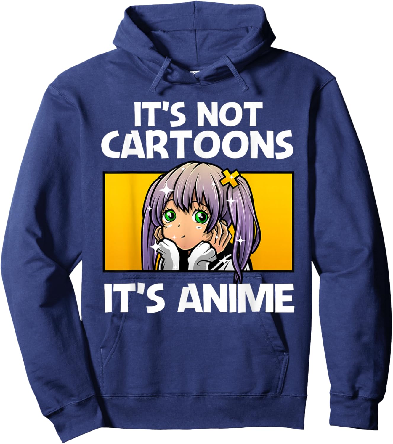 Anime Art Teen Girls Men Anime Merch Anime Lovers Hoodie - Hoodie | Navy