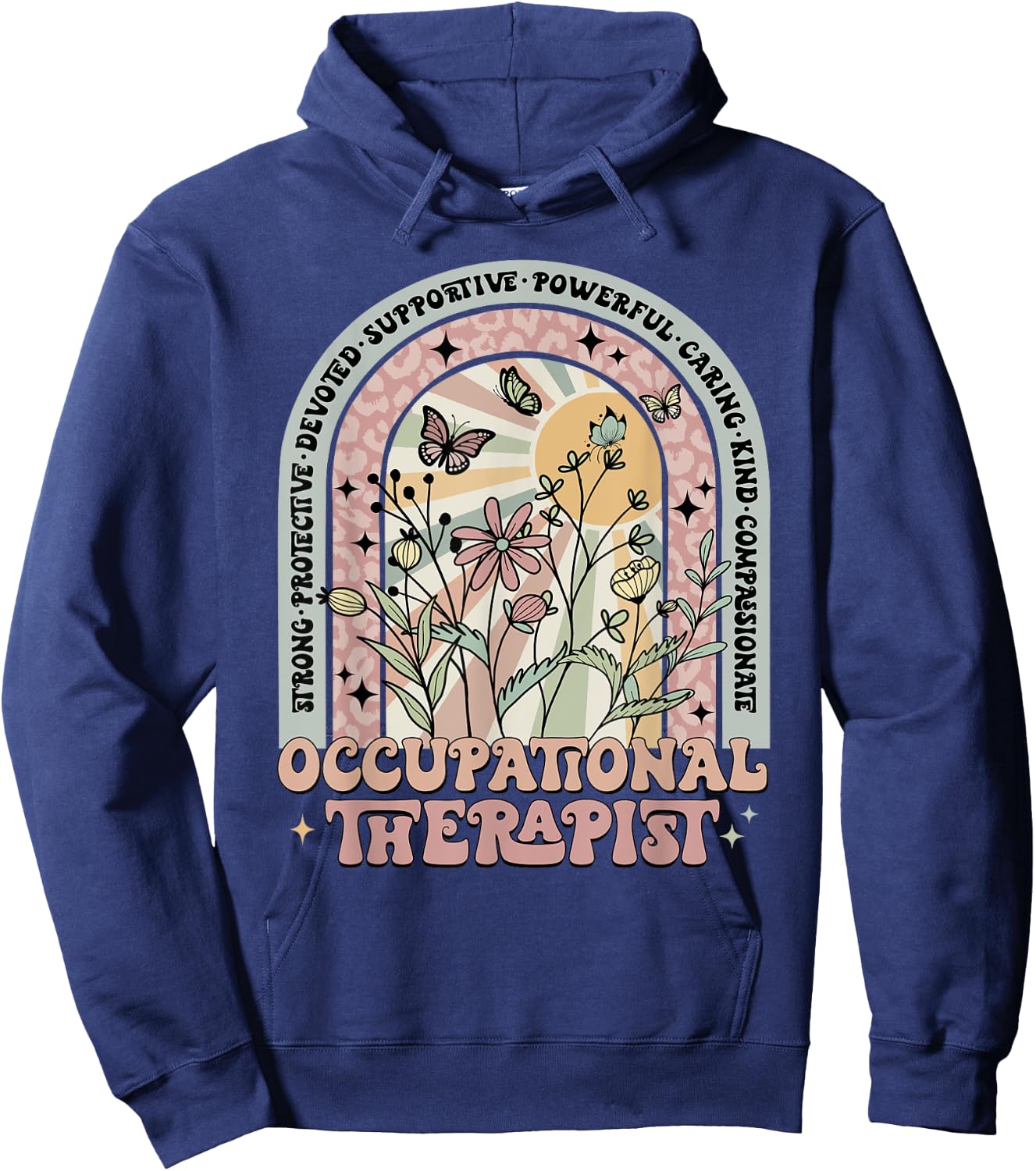 Occupational Therapy Occupational Therapist COTA OT Gifts Hoodie - Hoodie | Navy