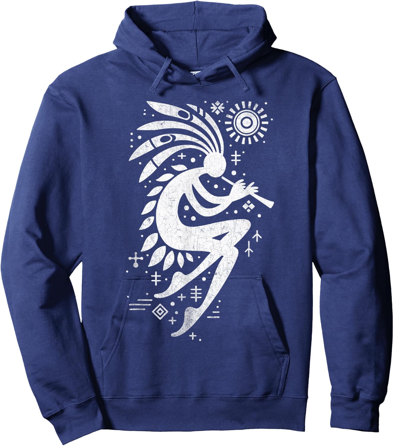 Kokopelli Native American Women Kids Kokopelli Hoodie - Hoodie | Navy