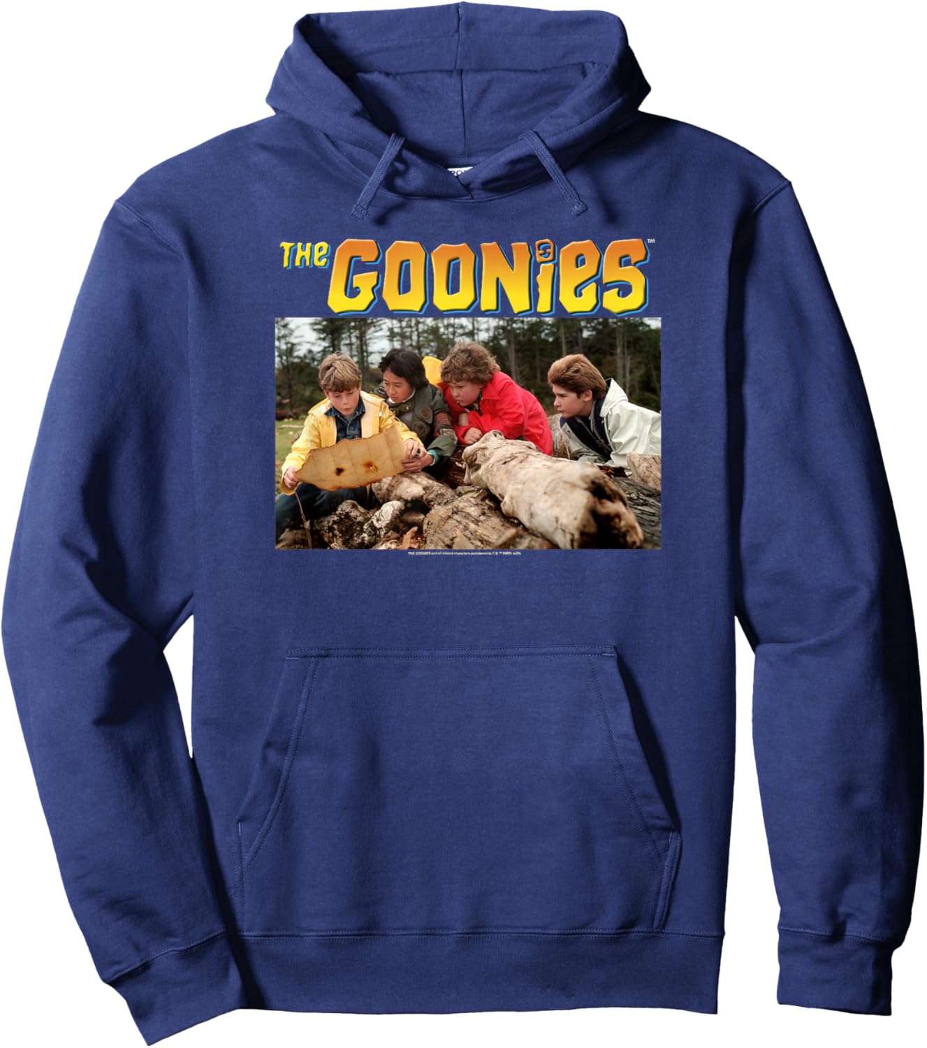 The Goonies Group Photo Logo Hoodie - Hoodie | Navy