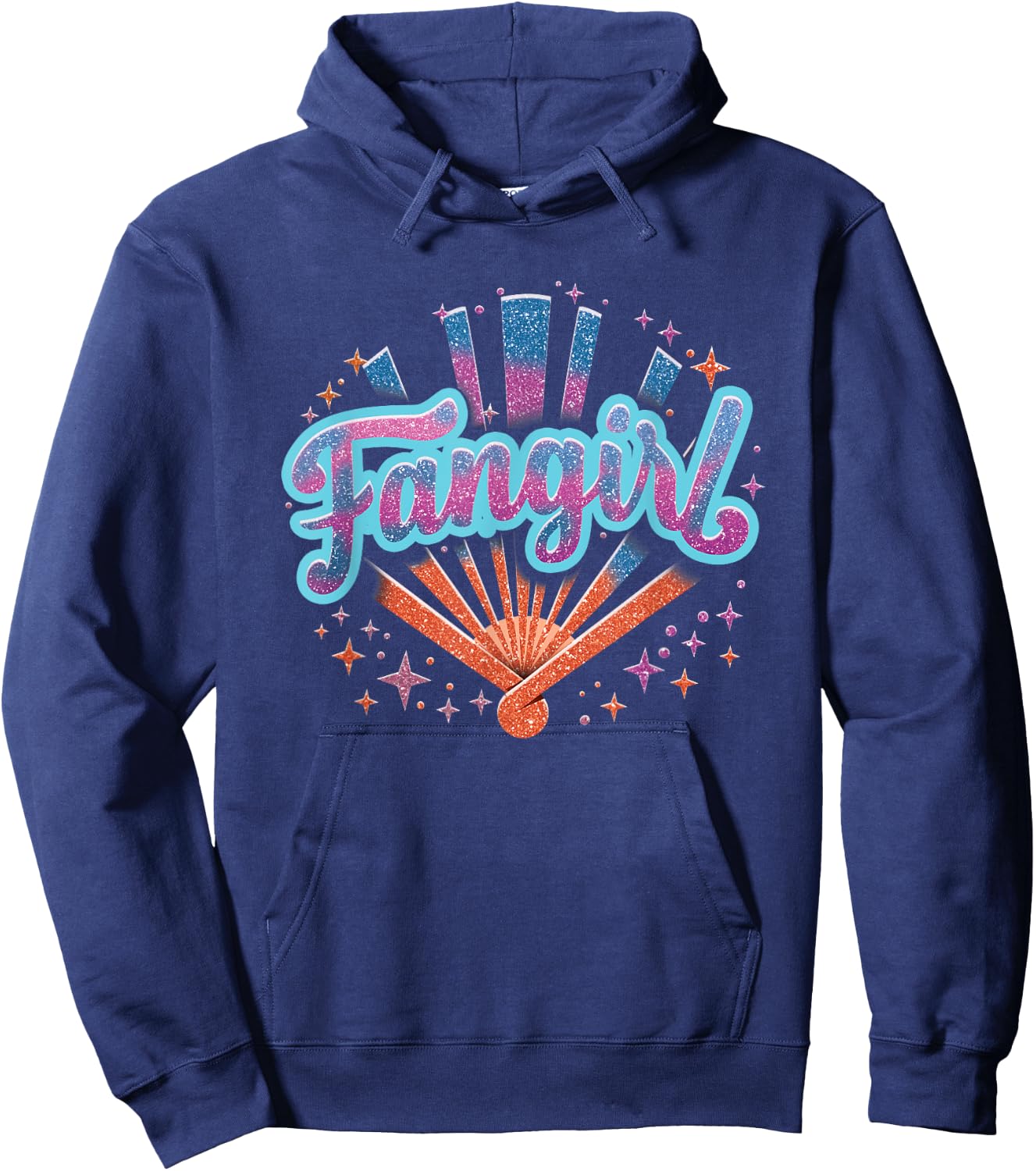 Fangirl Fan & Stars | Professional Fangirl Hoodie - Hoodie | Navy