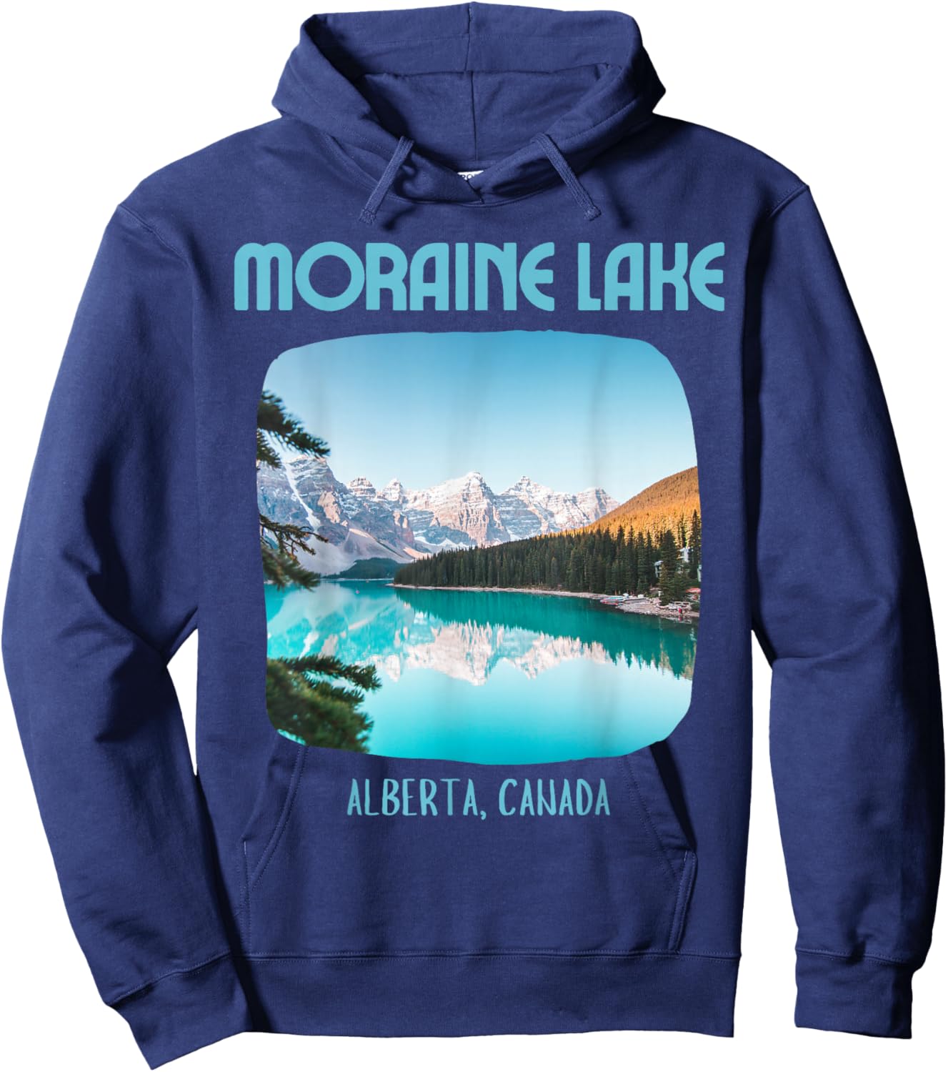 Moraine Lake Canada Hoodie - Hoodie | Navy