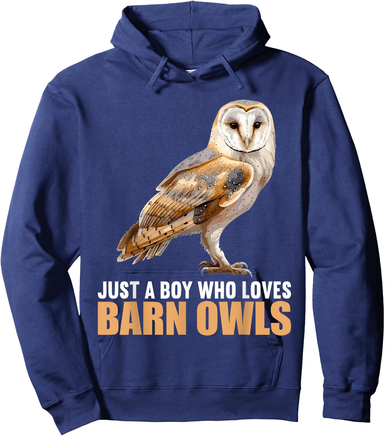 Just a Boy who loves Barn Owls Barn Owl Hoodie - Hoodie | Navy