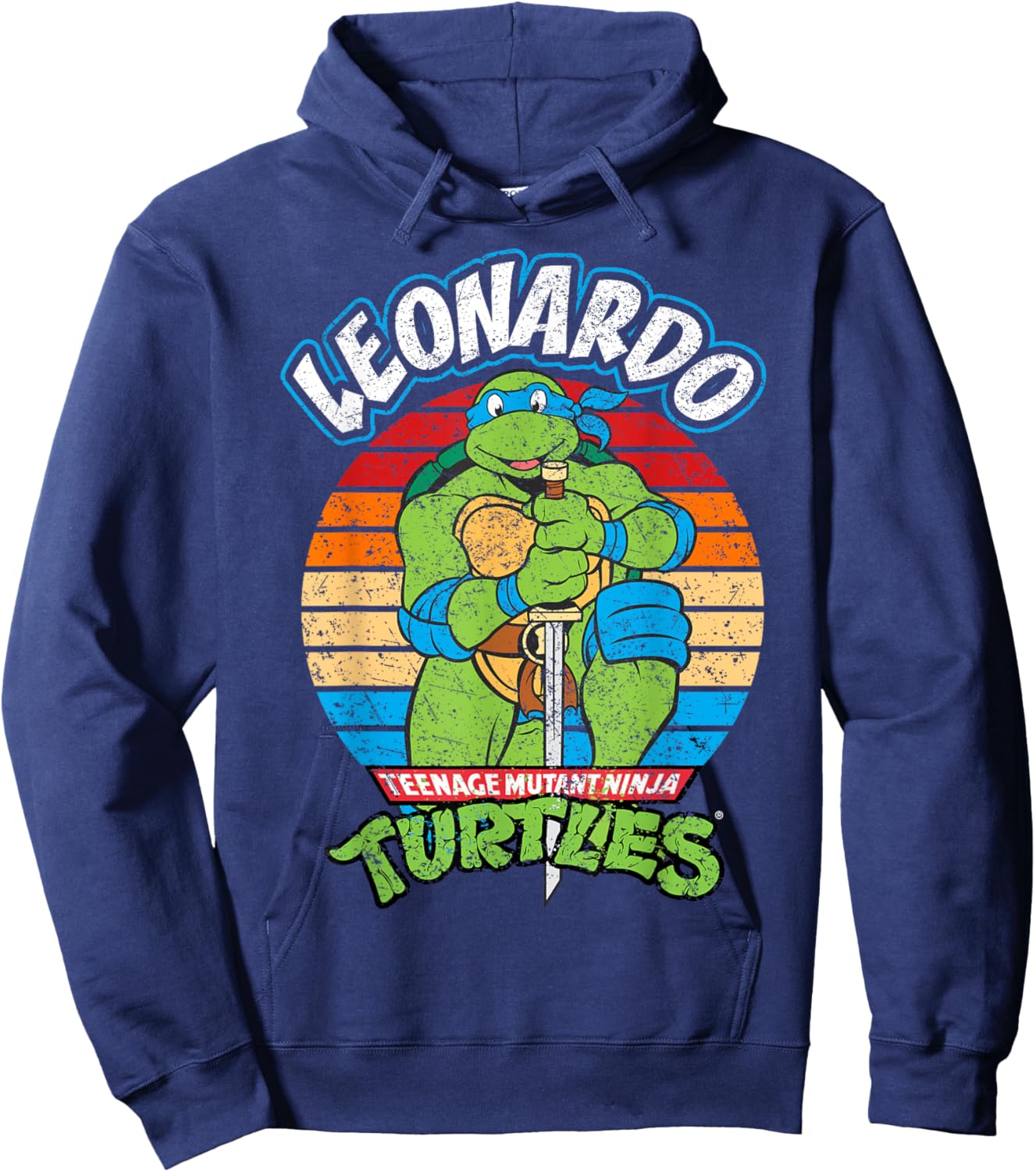 Mademark x Teenage Mutant Ninja Turtles - Teenage Mutant Ninja Turtles Leonardo Ready For Action Hoodie - Hoodie | Navy