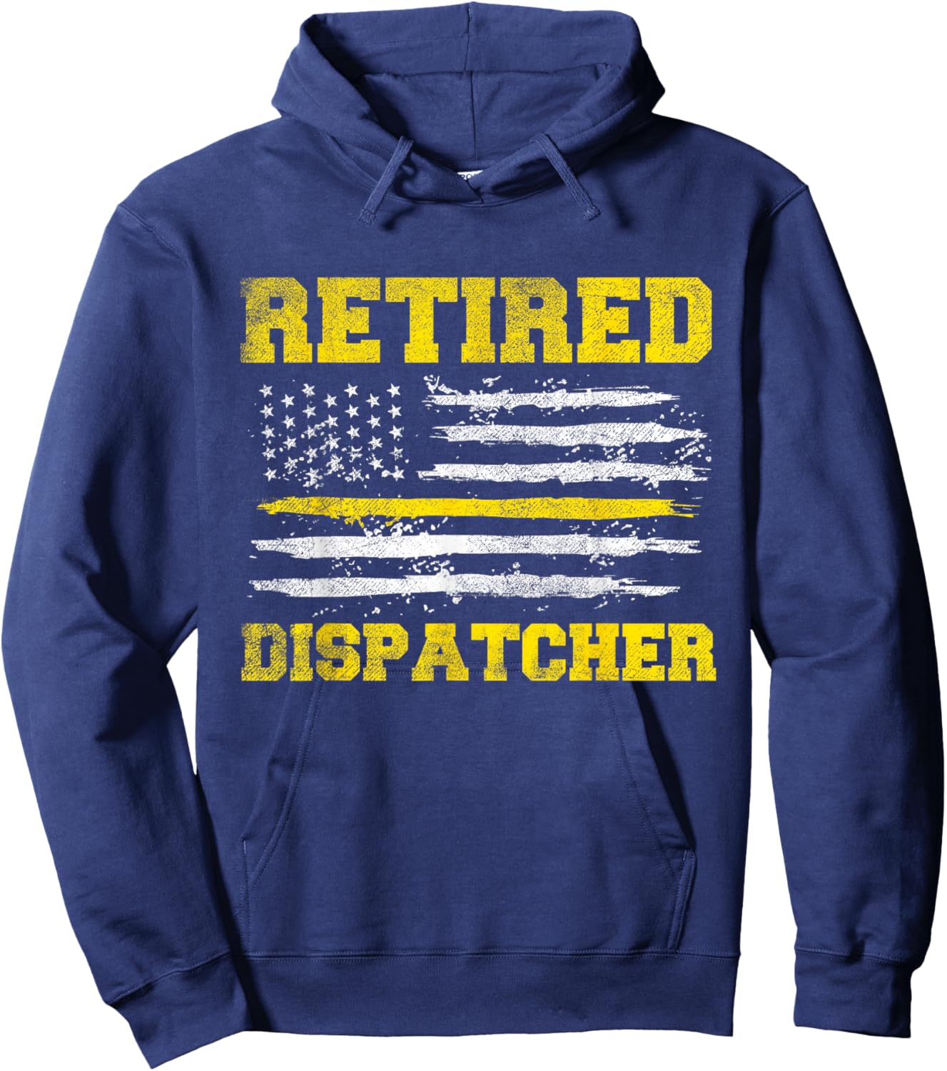 Retired Dispatcher - 911 Police Operator Emergency Responder Hoodie - Hoodie | Navy