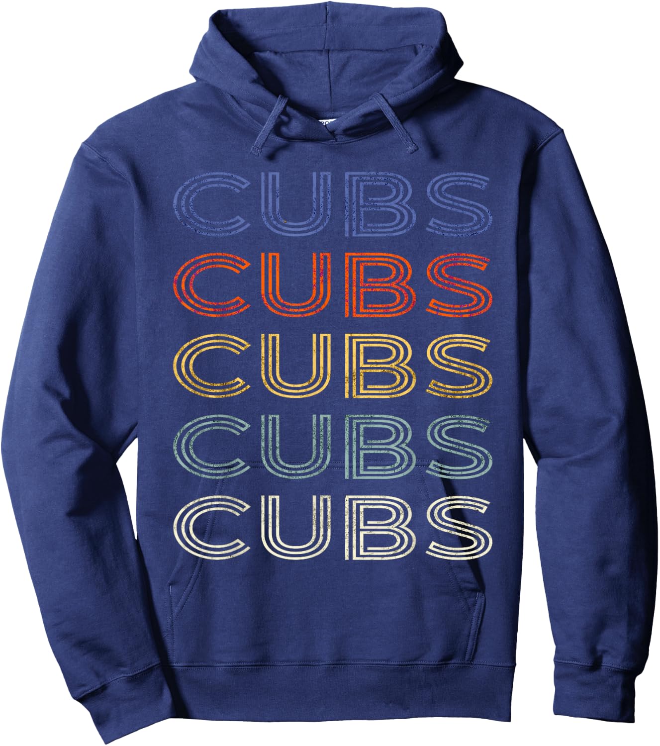 Classic Cubs Family Name Proud Personalized Vintage Costume Hoodie - Hoodie | Navy