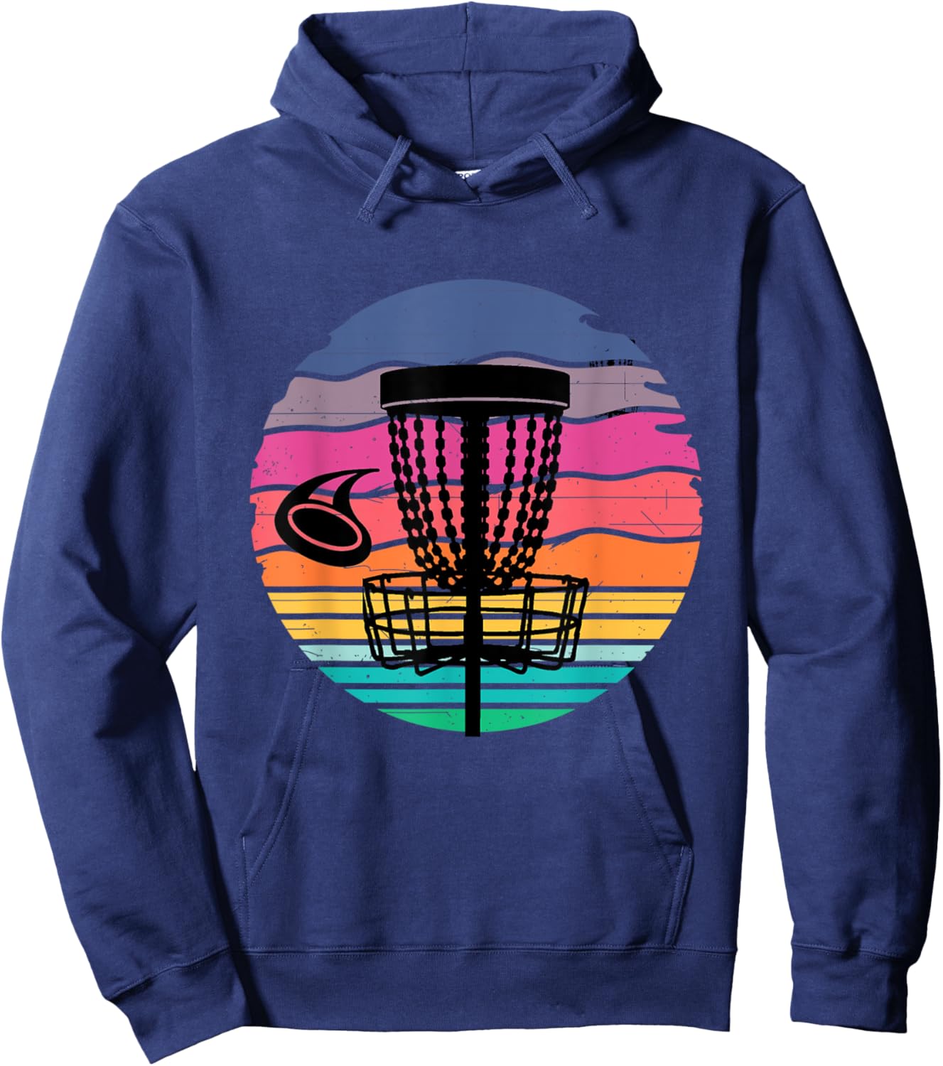 Retro Vintage Disc Golf Shirts Disc Golf Clothing Gift Hoodie - Hoodie | Navy