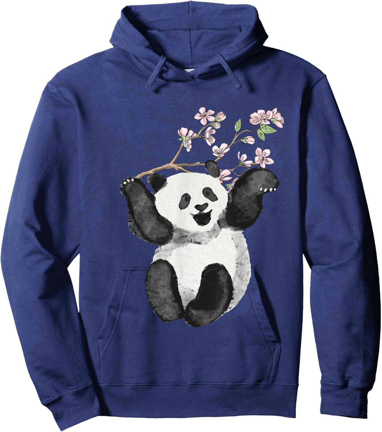 Cherry Blossom Tree Panda Japanese Cherry Tree Cherry Blossom Hoodie - Hoodie | Navy