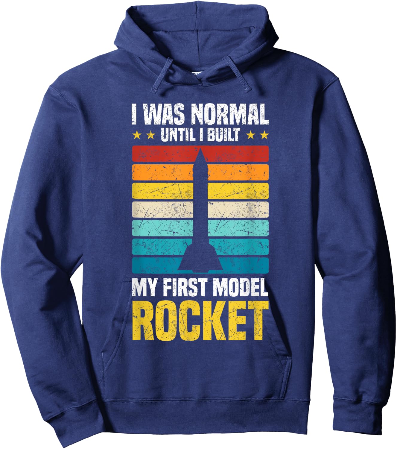 Team Rocket Rocketry Funny Model Rocket Hoodie - Hoodie | Navy