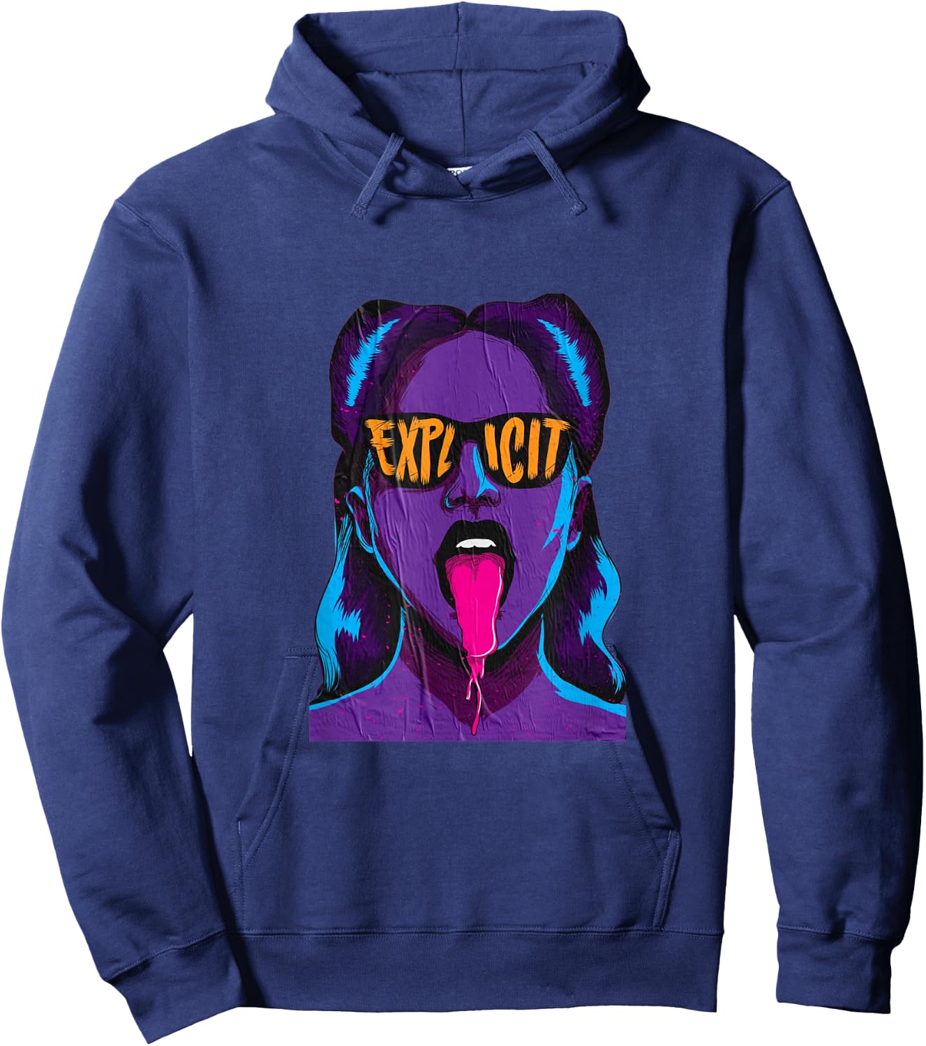 Explicit design Hoodie - Hoodie | Navy