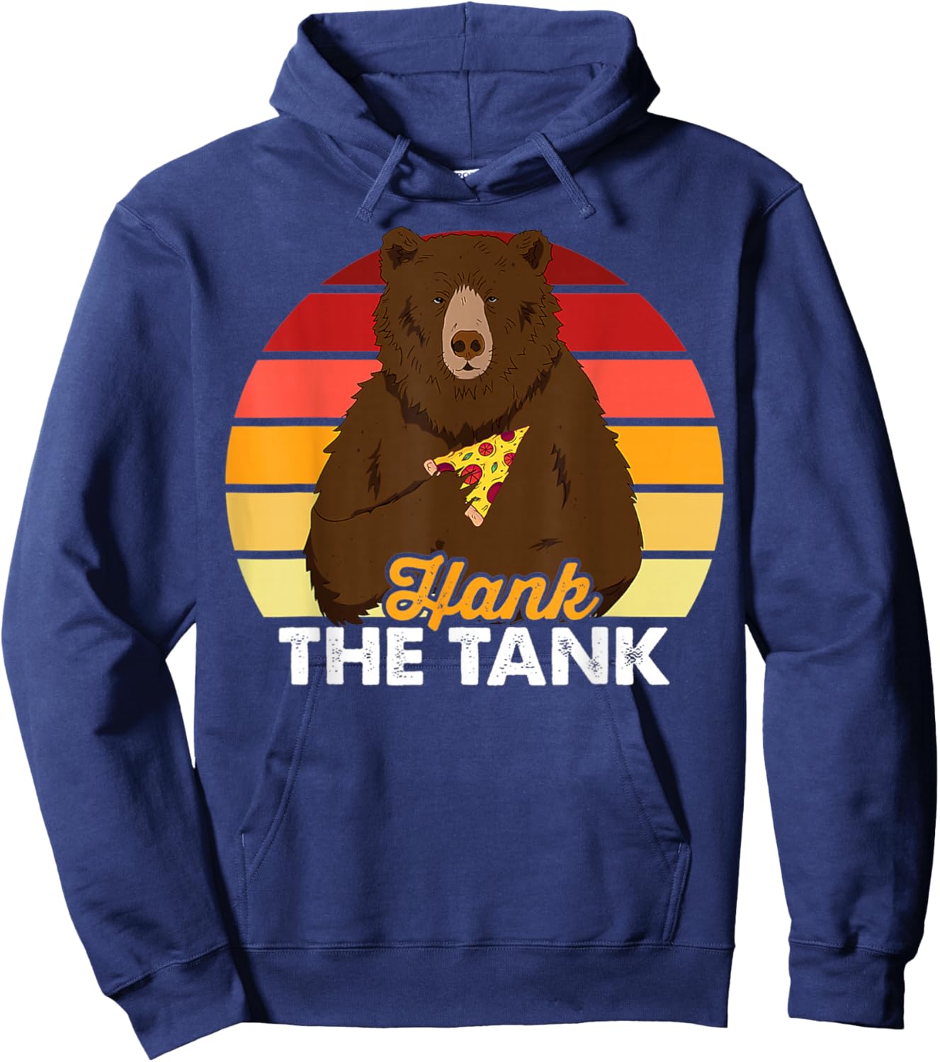 Hank The Tank Shirt hank the tank bear Hoodie - Hoodie | Navy