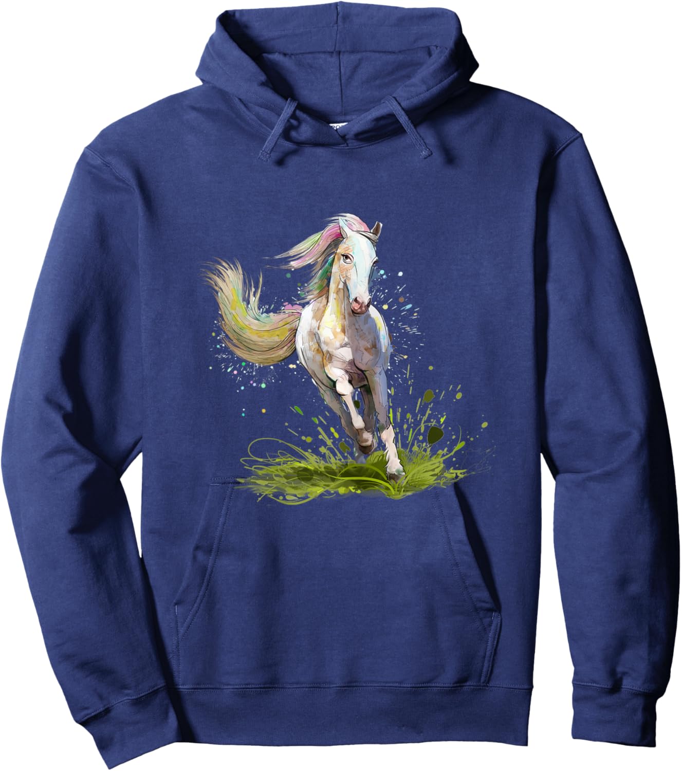 Horse Lover Shirt Girls Horseback Riding Equestrian Horse Hoodie - Hoodie | Navy
