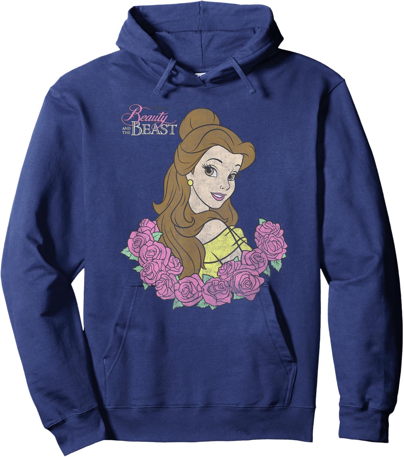 Disney Beauty and the Beast Belle Classic Portrait Hoodie - Hoodie | Navy