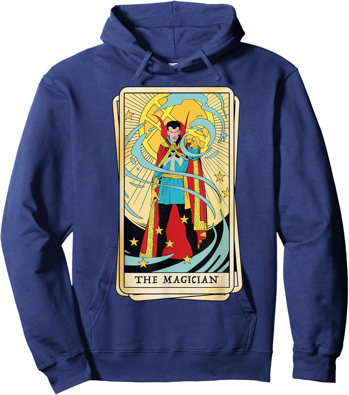 Marvel Tarot Doctor Strange as The Magician Card Hoodie - Hoodie | Navy