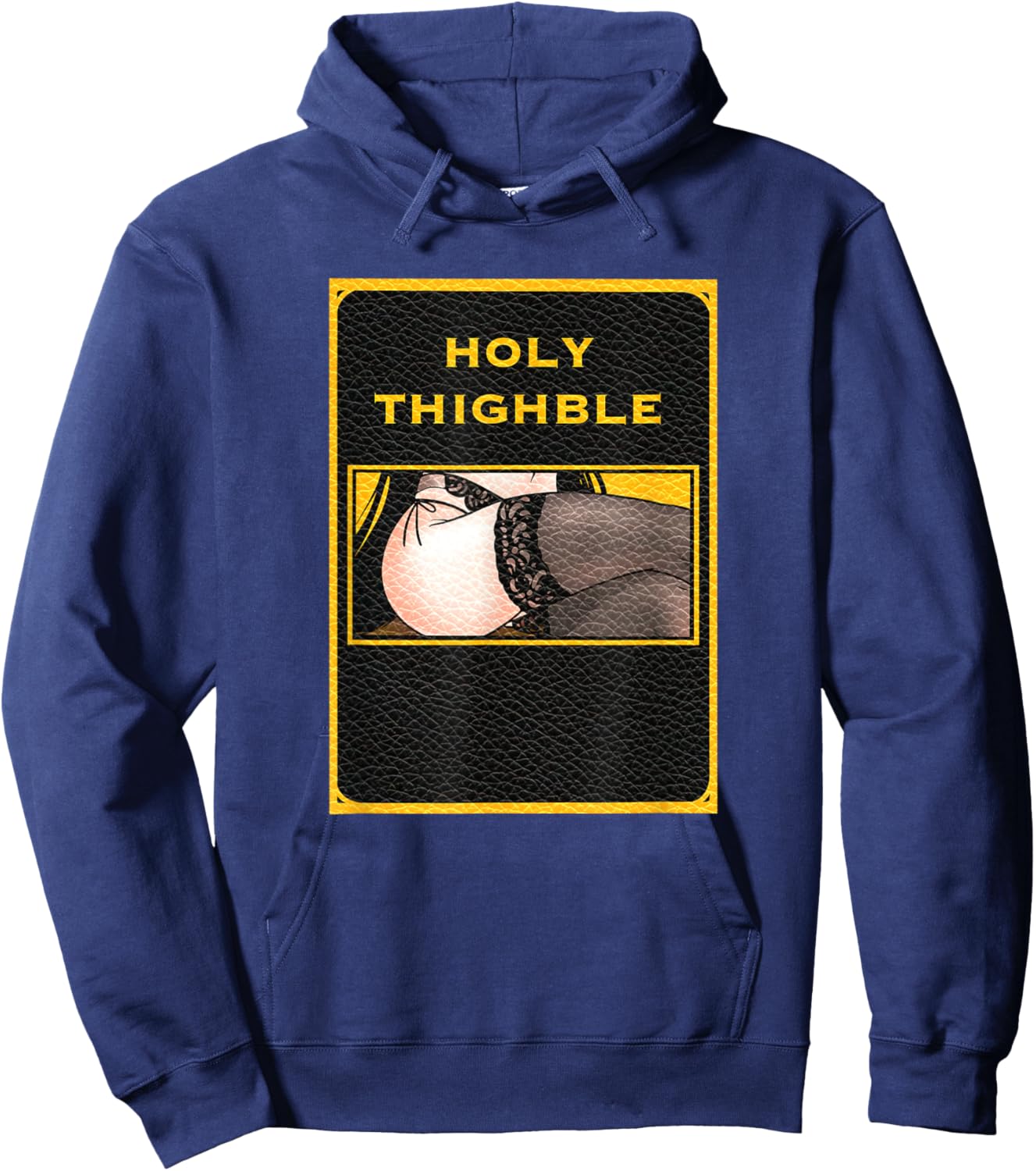 Holy Thighble Shirt Anime Thighs Hoodie - Hoodie | Navy