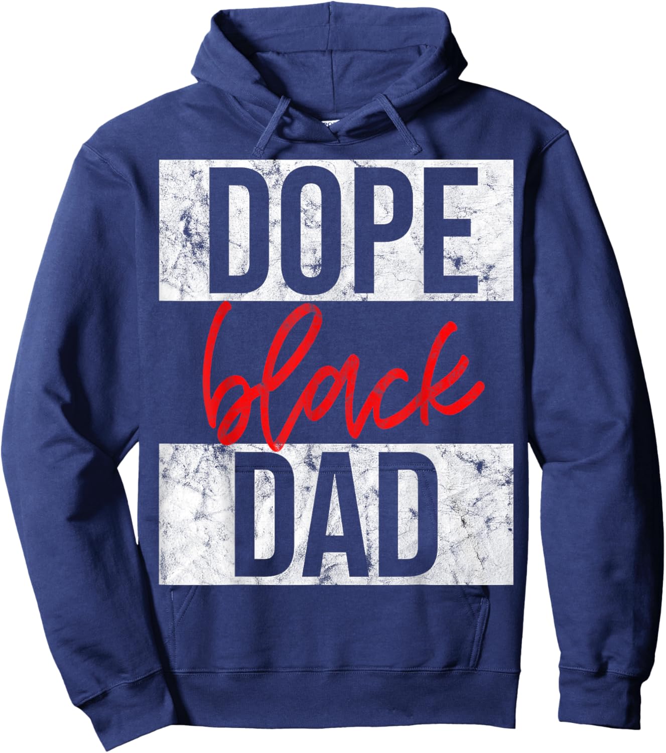 Dope Black Dad Hoodie - Hoodie | Navy