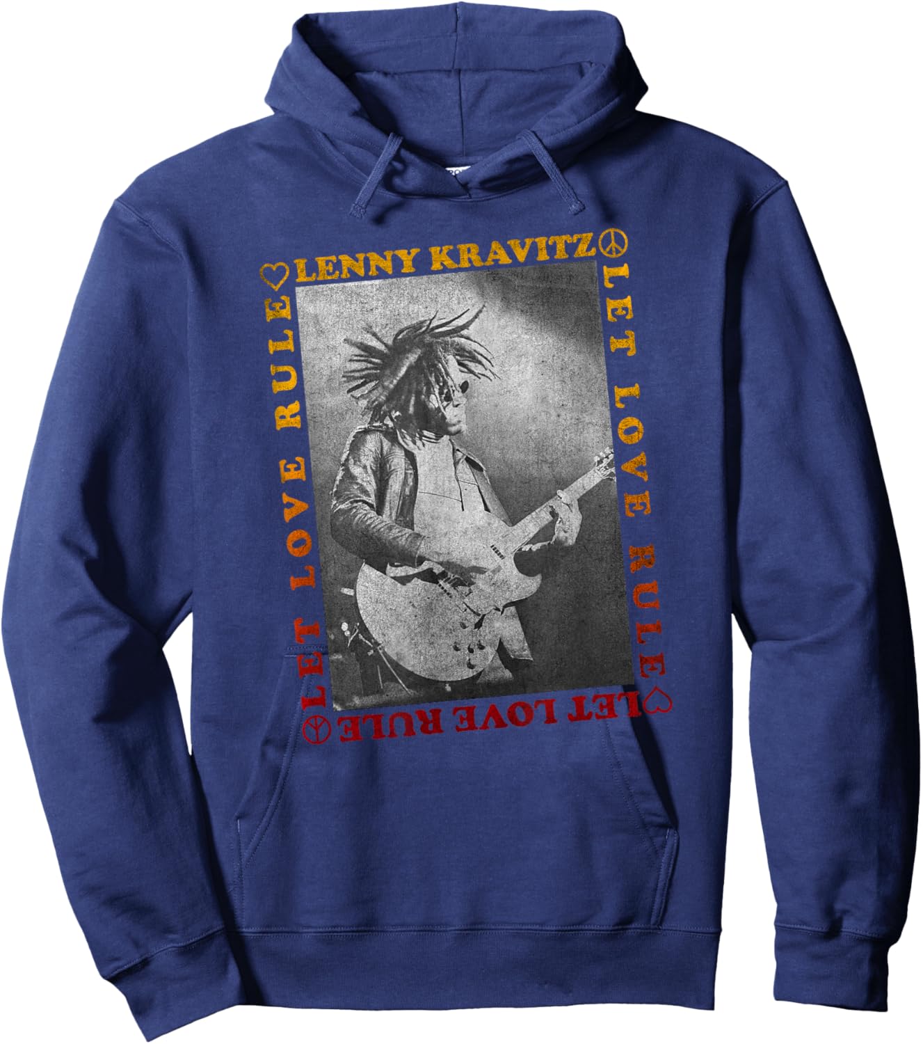 Lenny Kravitz – Let Love Rule Guitar Hoodie - Hoodie | Navy