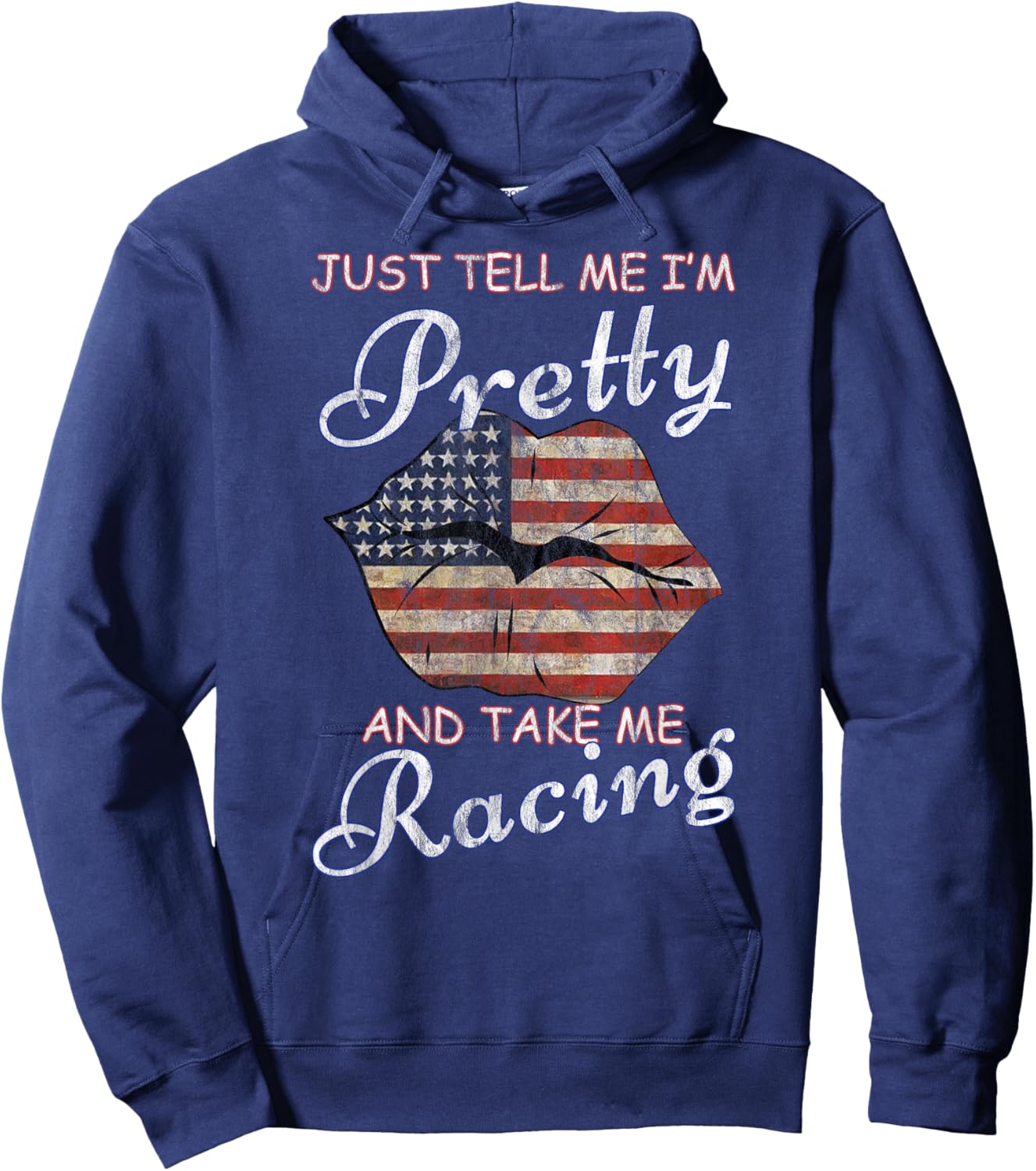 Just call me Pretty Race Girl and take me to the race Hoodie - Hoodie | Navy