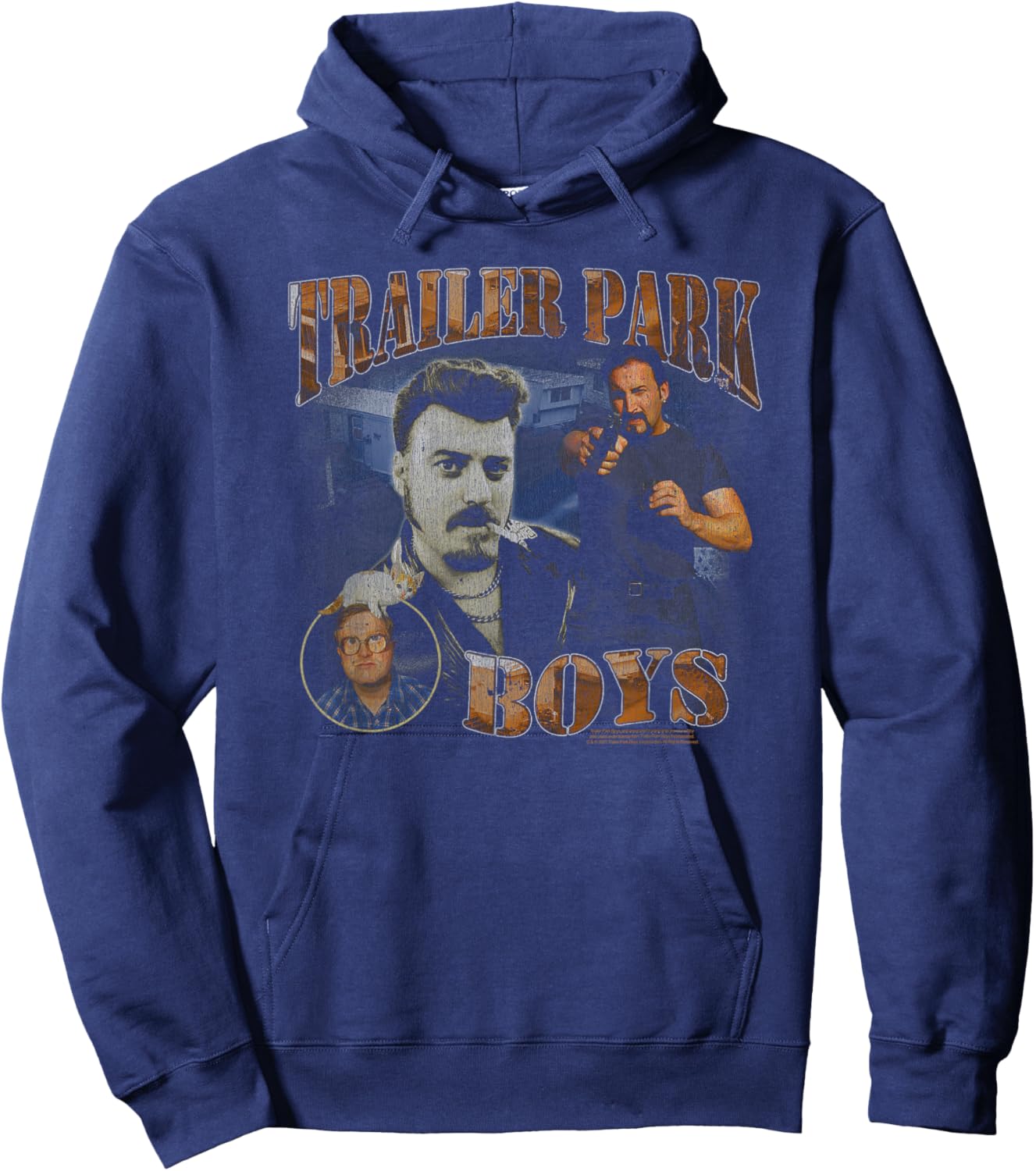 Ripple Junction x Trailer Park Boys 90's Throwback Hoodie - Hoodie | Navy