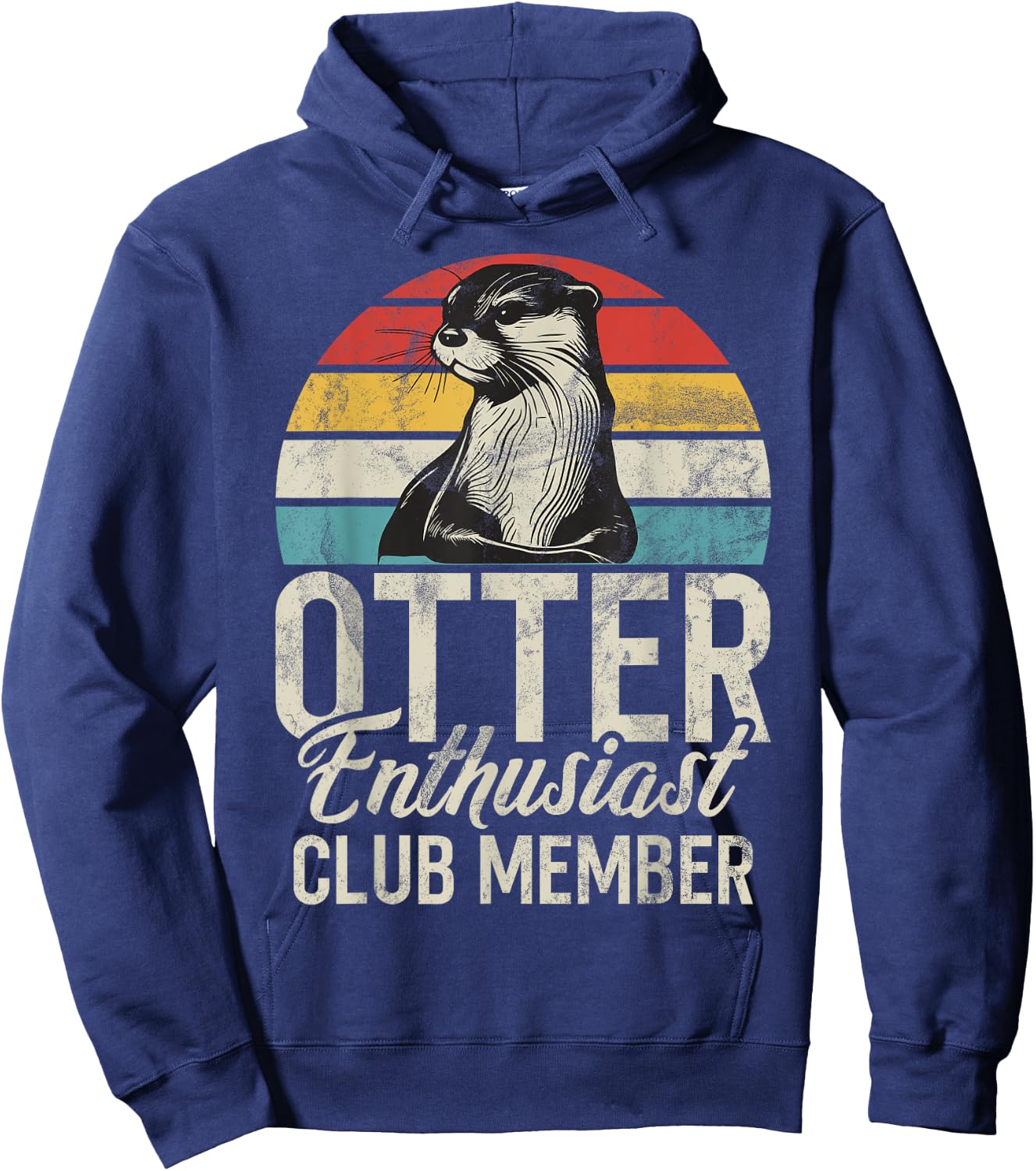Otter Enthusiast Club Member Otter Hoodie - Hoodie | Navy