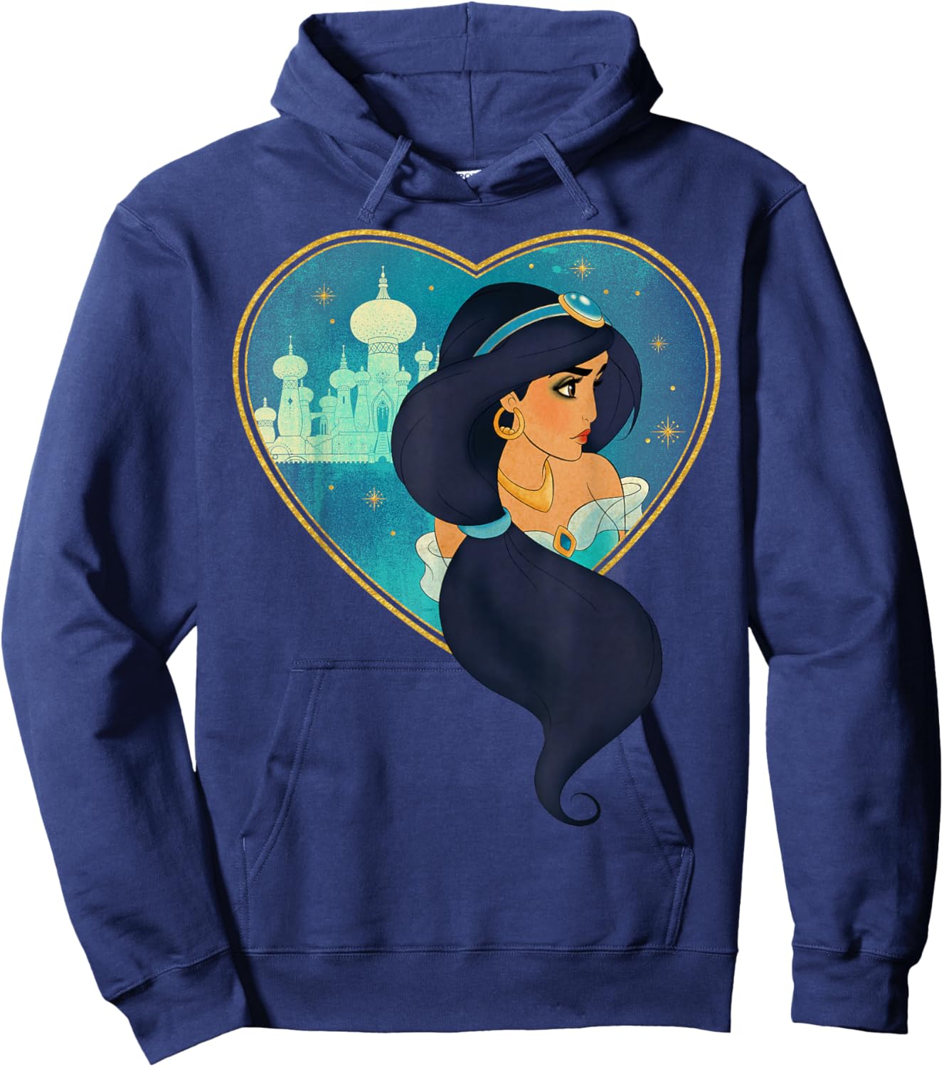 Disney Princess Jasmine Agrabah Heart Hoodie - Hoodie | Navy
