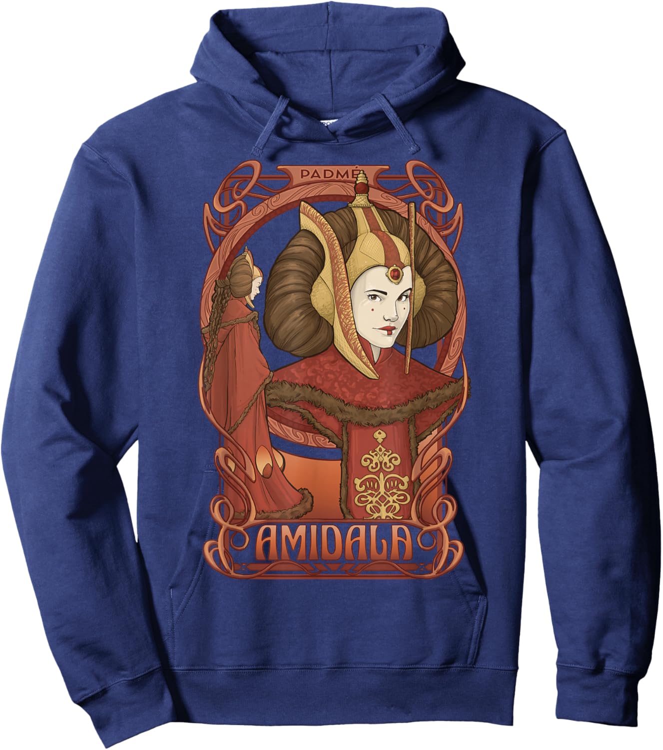 Star Wars Padme Amidala Queen Portrait Hoodie - Hoodie | Navy