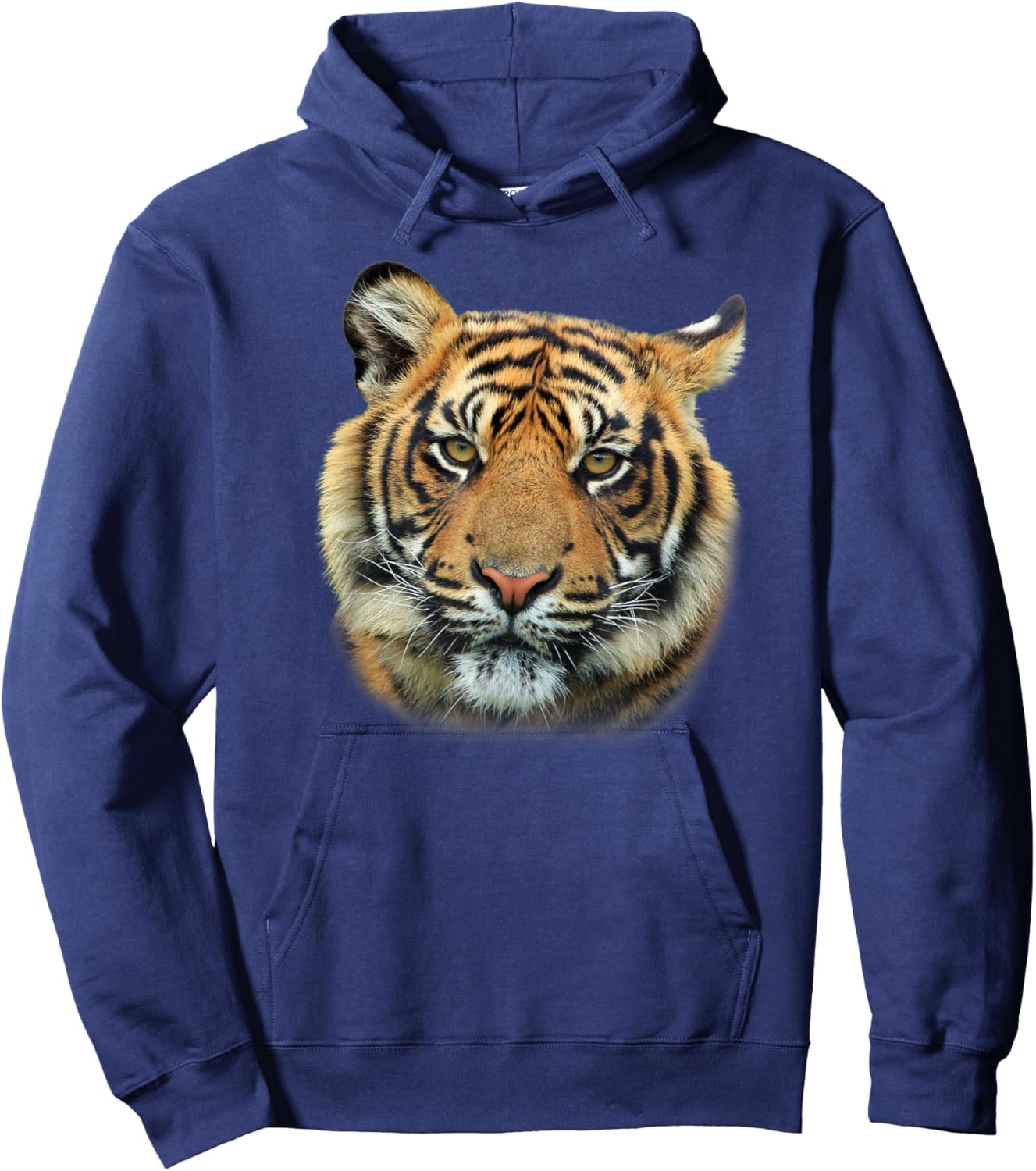 Tiger feline predator illustration Hoodie - Hoodie | Navy