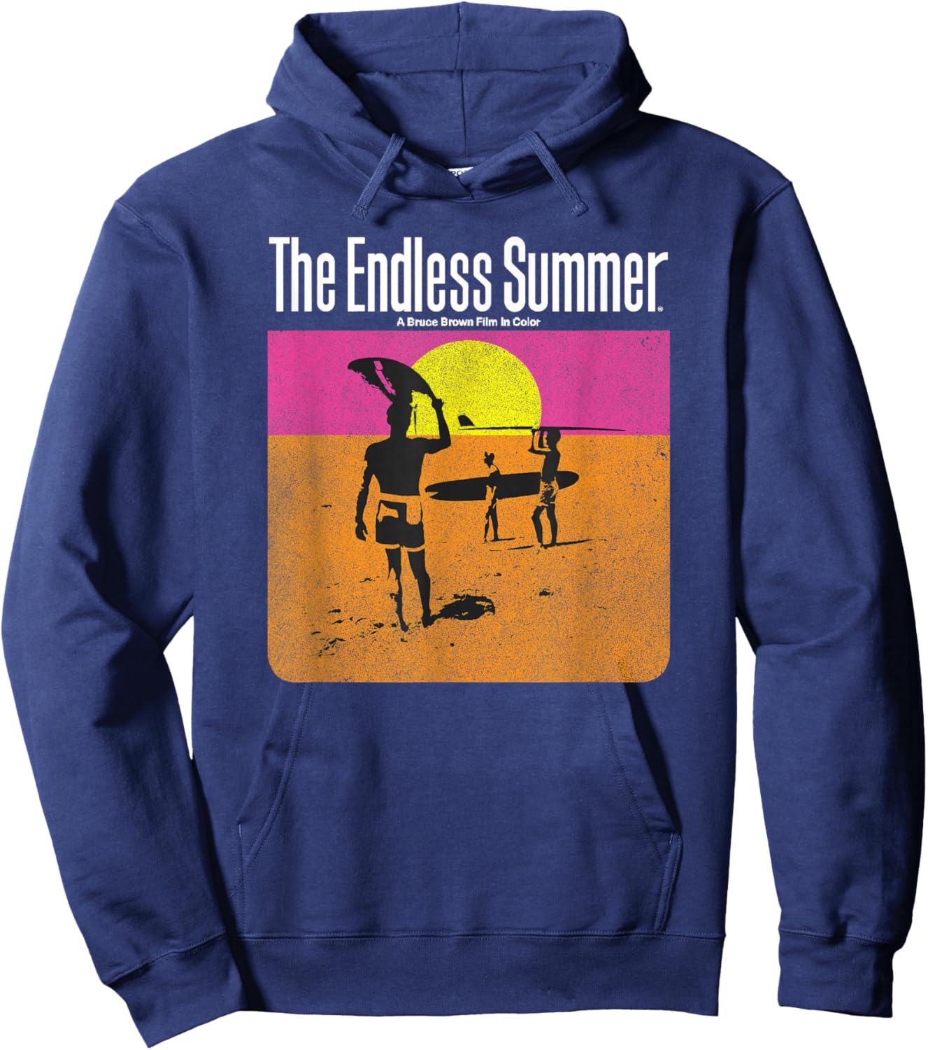The Endless Summer 1966 Classic Surf Movie 60s Vintage Surf Hoodie - Hoodie | Navy