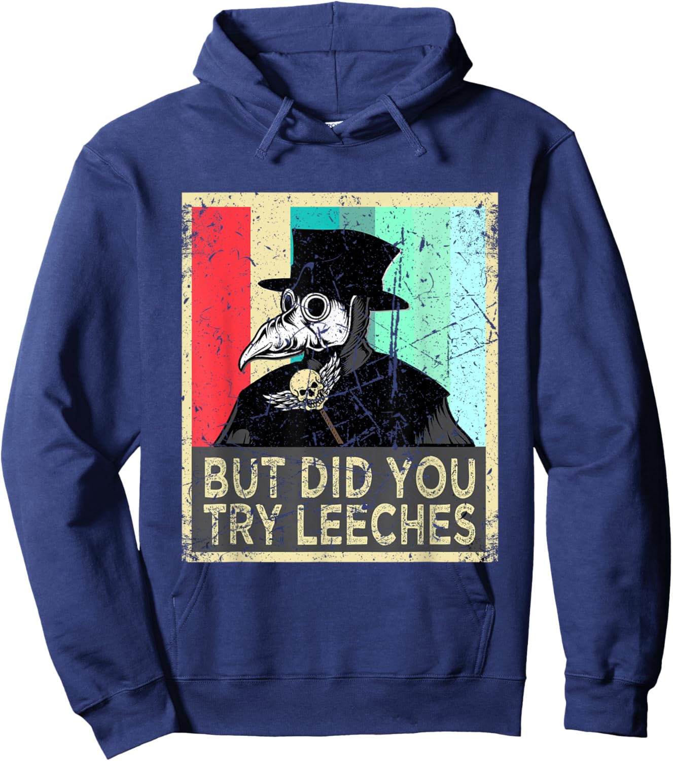 Plague Doctor Shirt Outfit Costume Women Kids Hoodie - Hoodie | Navy