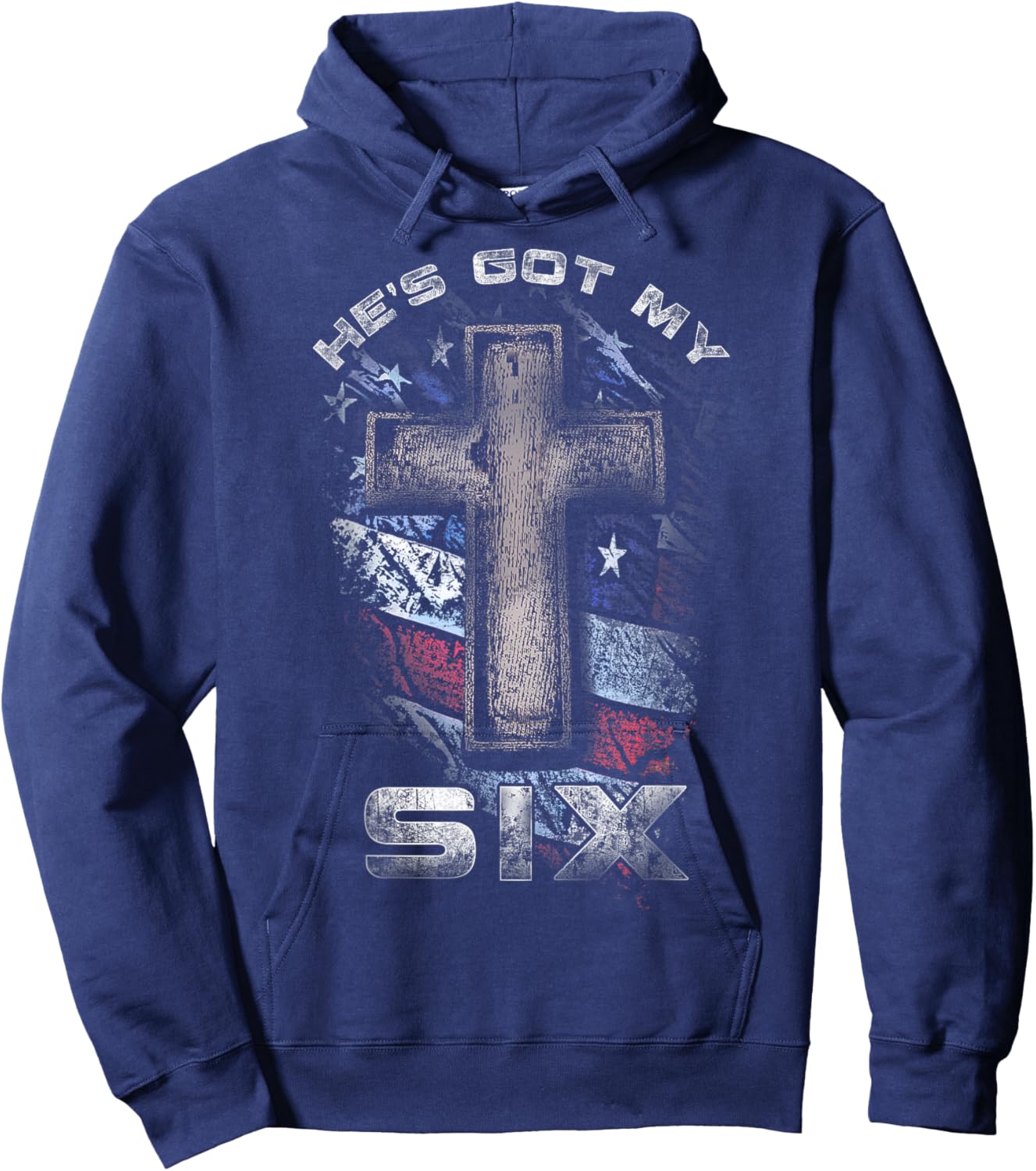 God's got my SIX! Hoodie - Hoodie | Navy