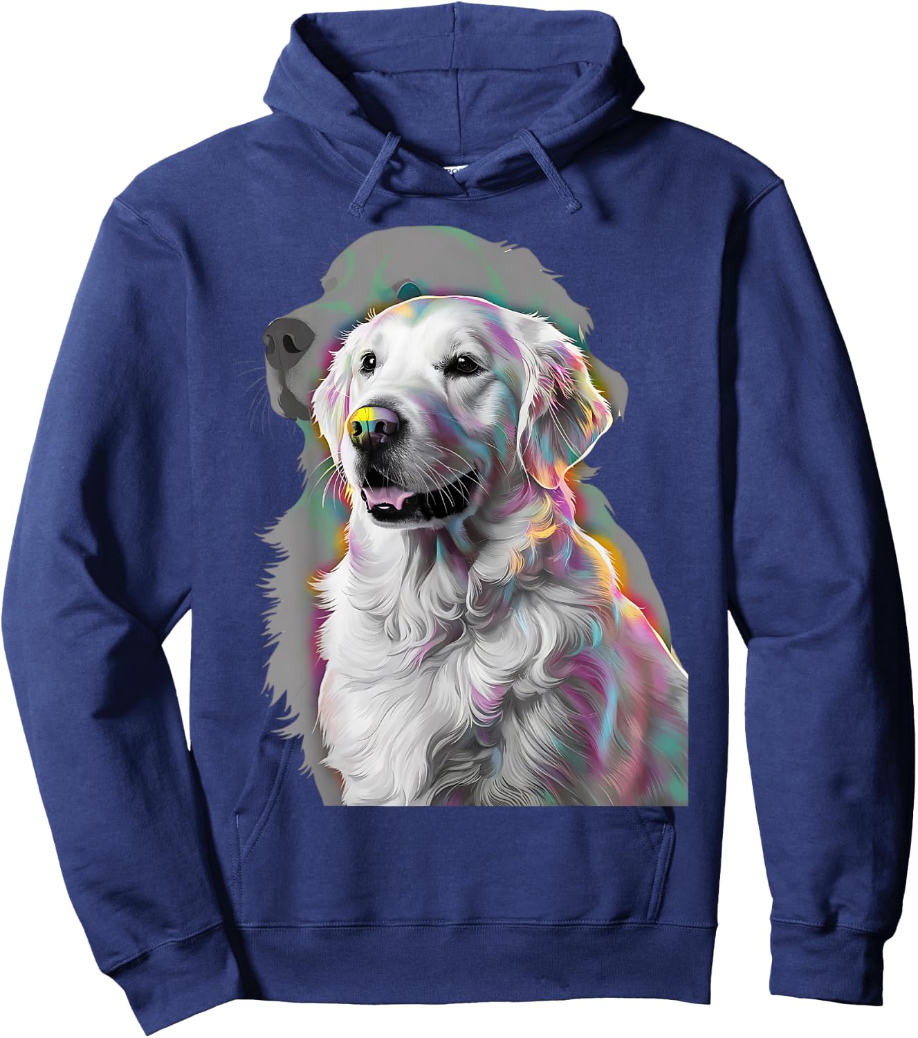Cute Golden Retriever Gifts Christmas Women Men Kids Funny Hoodie - Hoodie | Navy