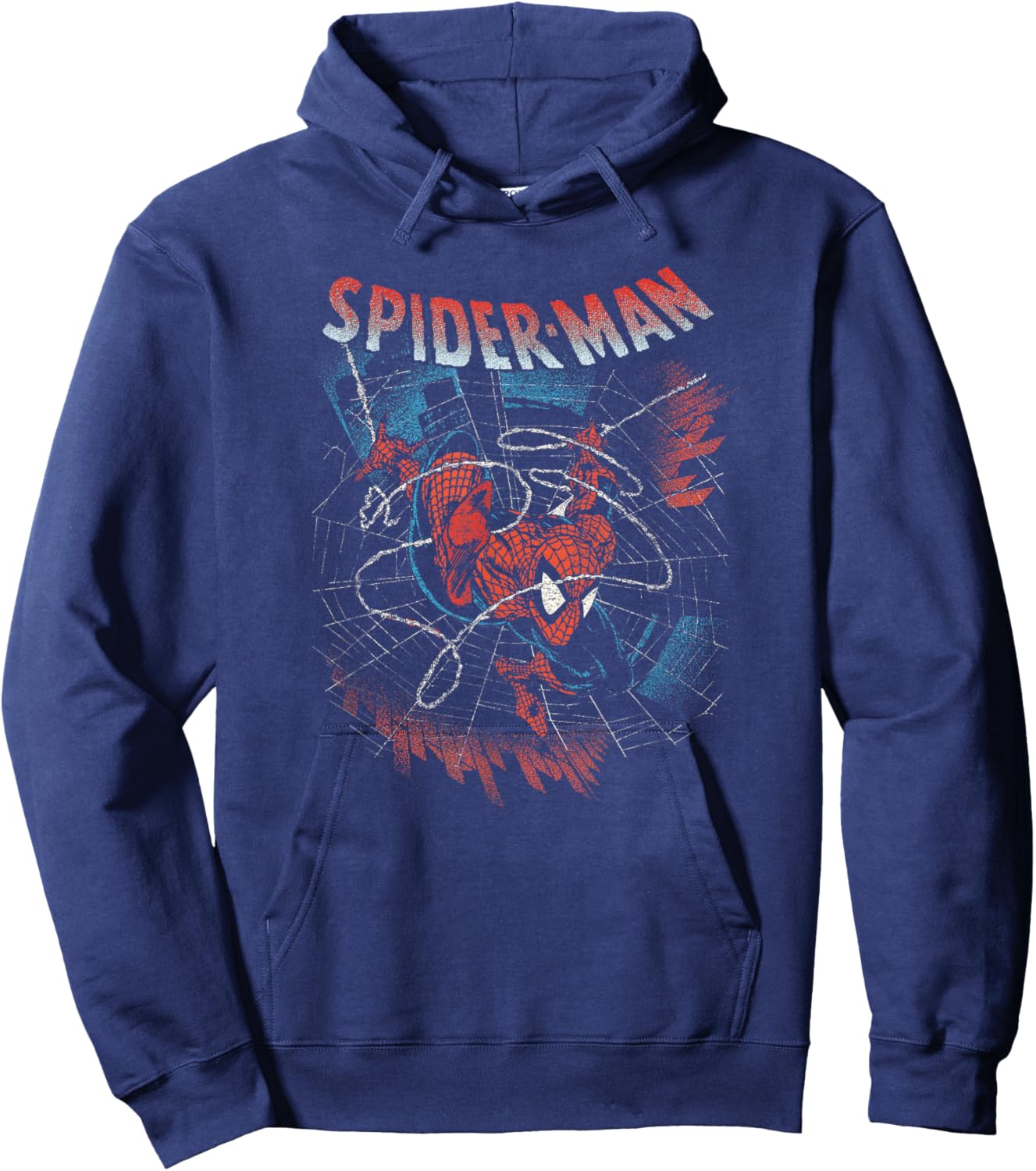 Marvel Spider-Man Web Slinging Action Hoodie - Hoodie | Navy