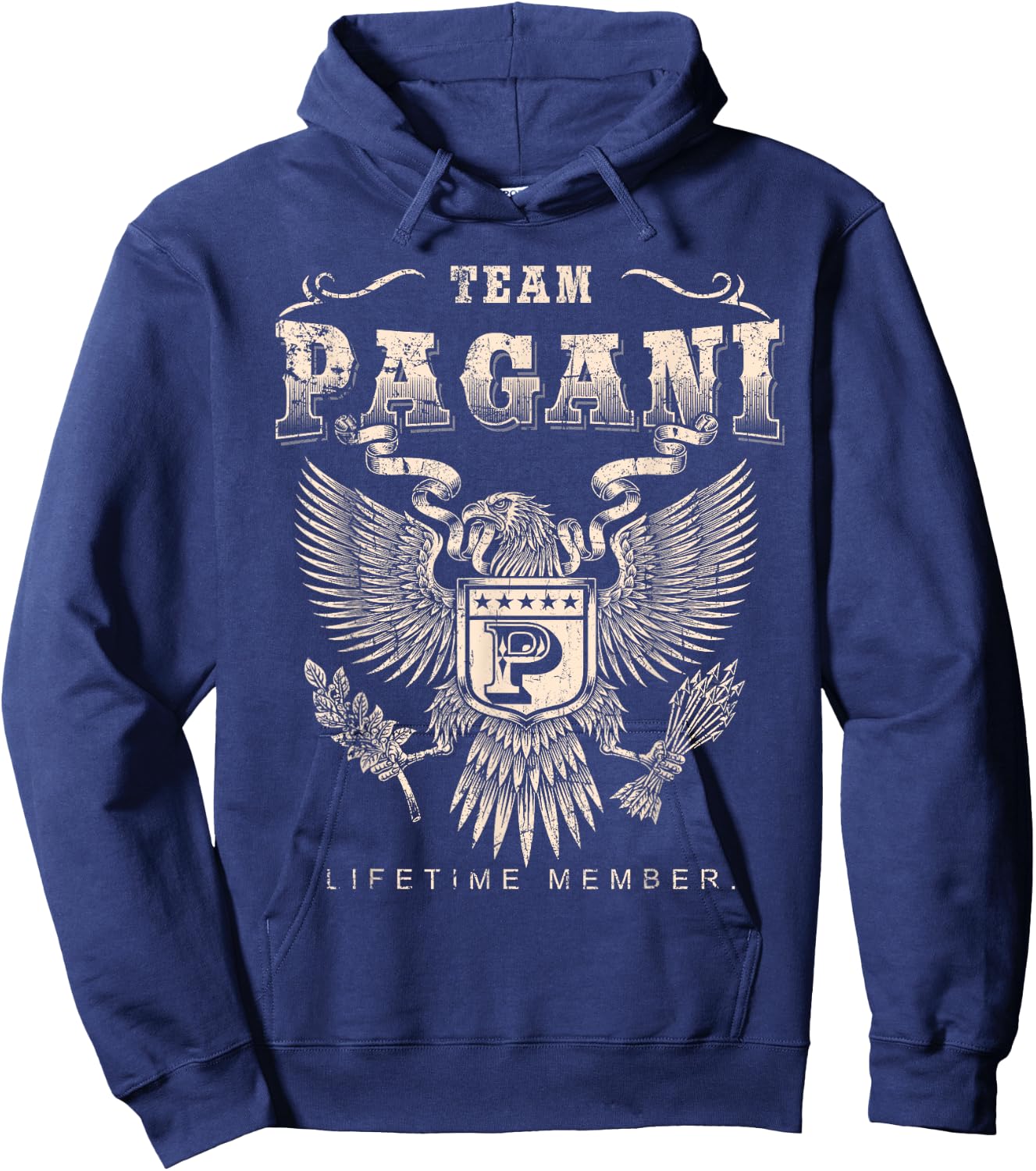 Team Pagani Lifetime Member - Pagani Name Hoodie - Hoodie | Navy