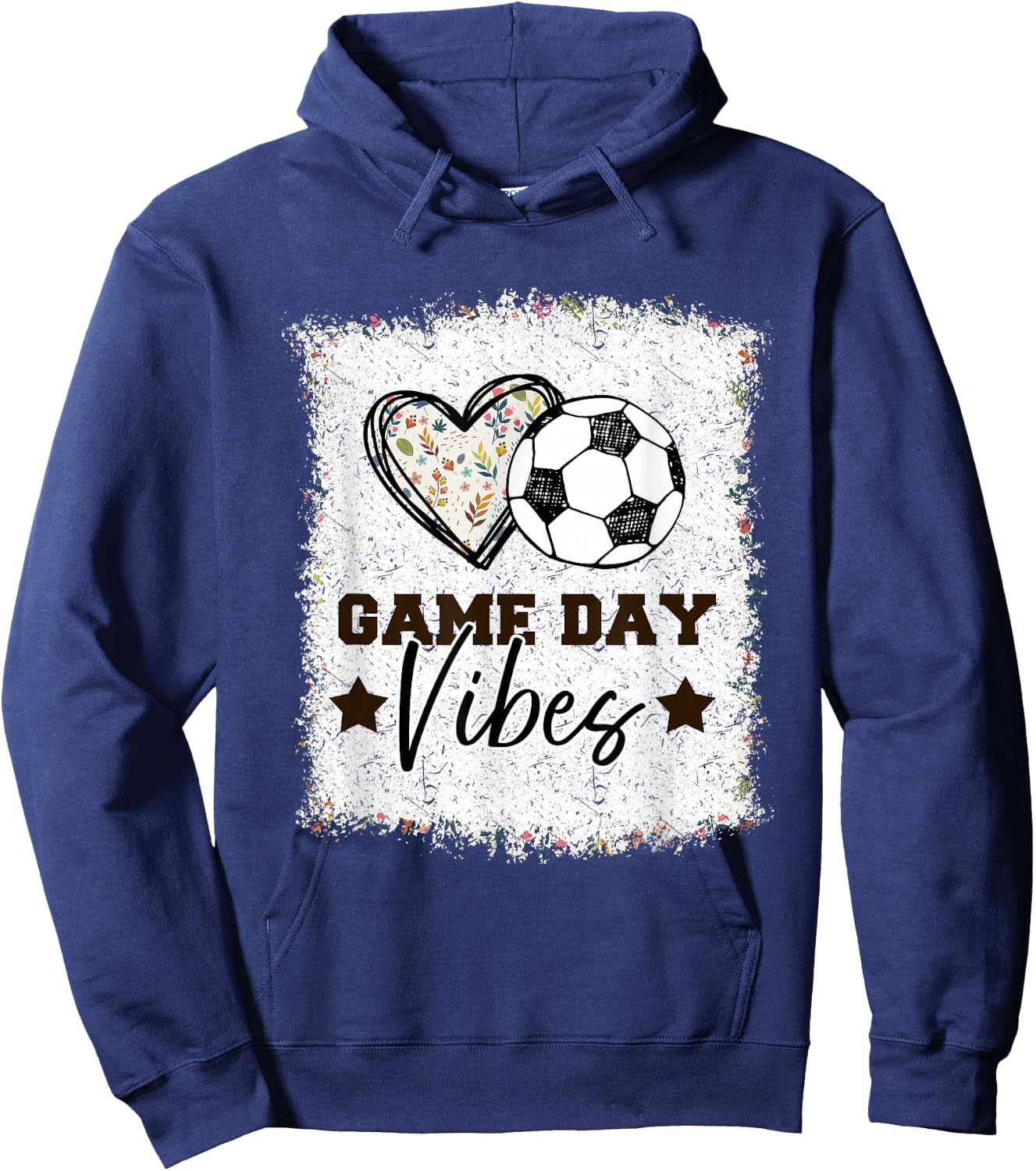 Soccer Shirt Women Soccer Game Day Vibes Girls Soccer Hoodie - Hoodie | Navy
